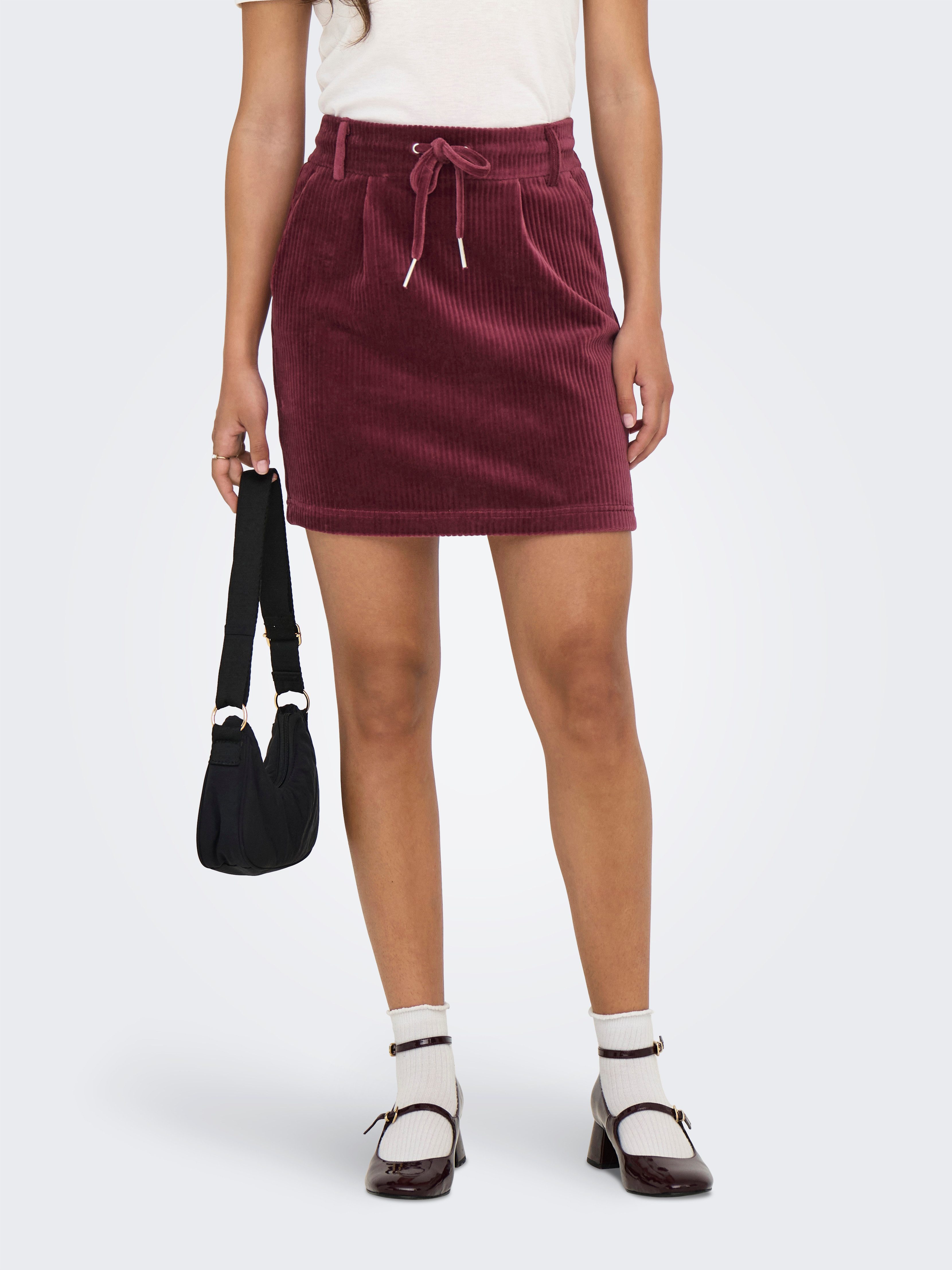 Only Cordrok ONLPOPTRASH CORDEROY SKIRT PNT