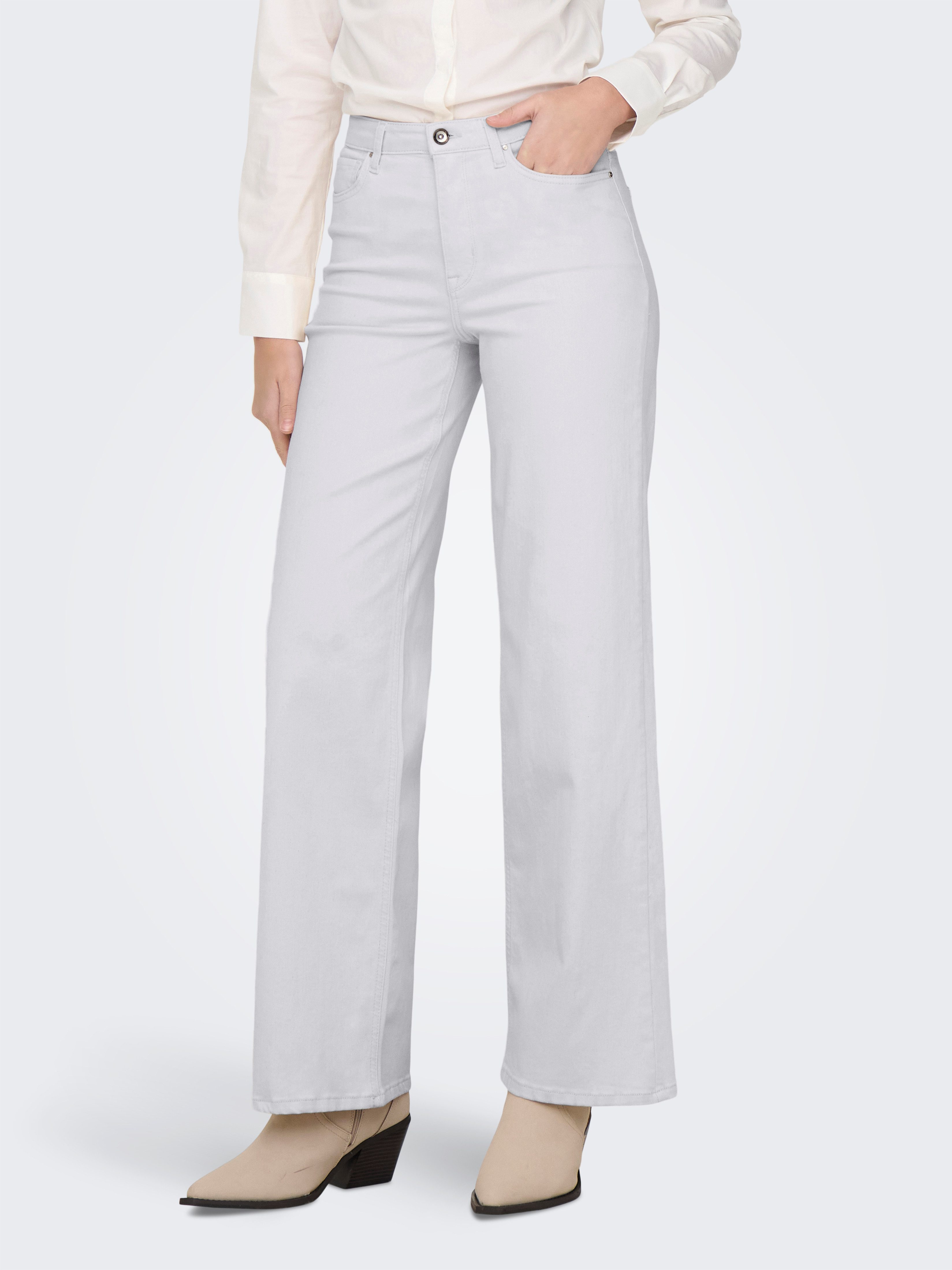Only Wijde jeans ONLMADISON BLUSH HW WIDE DNM CRO NOOS
