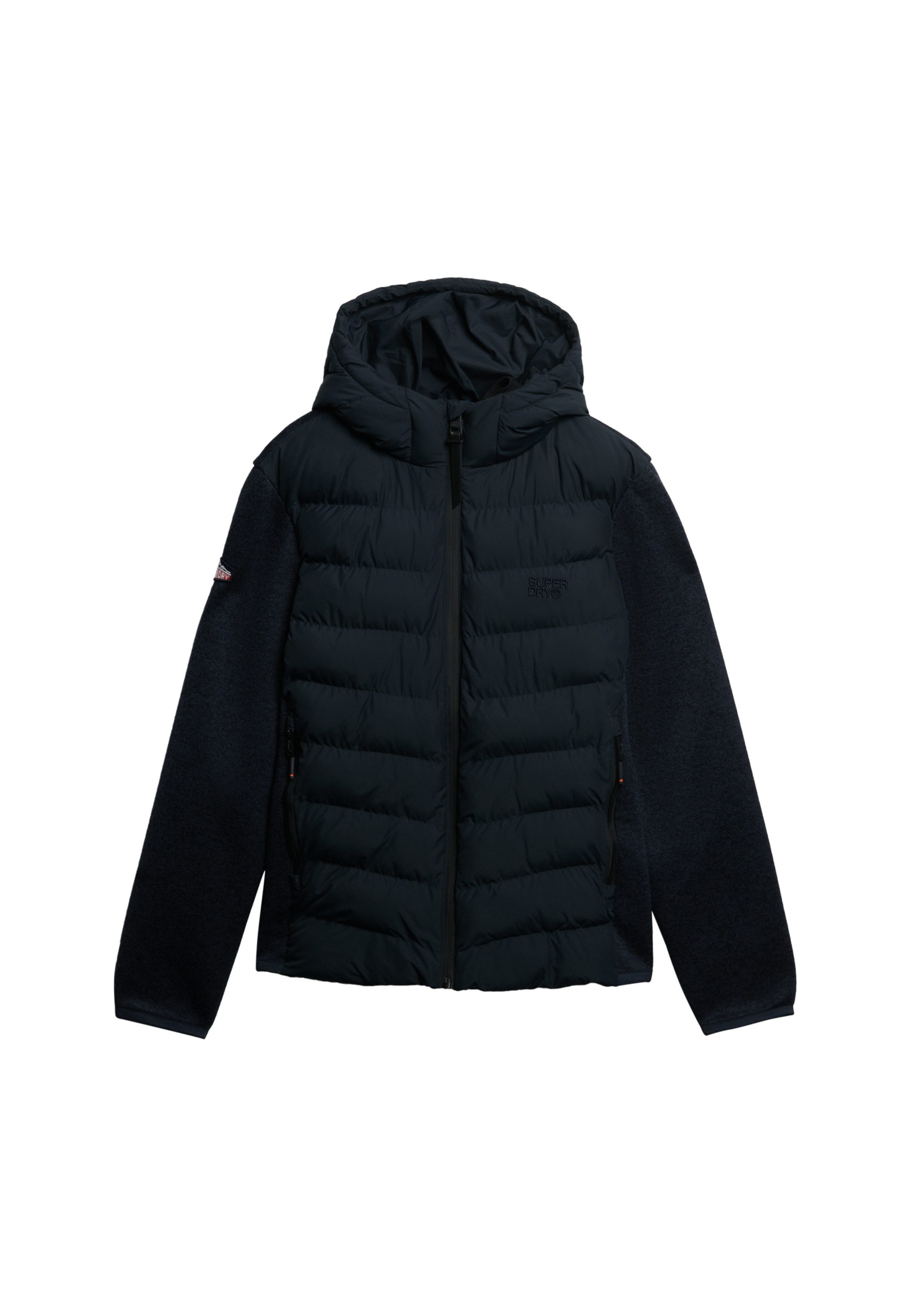 Superdry Gewatteerde jas HOODED STORM KNIT HYBRID JKT
