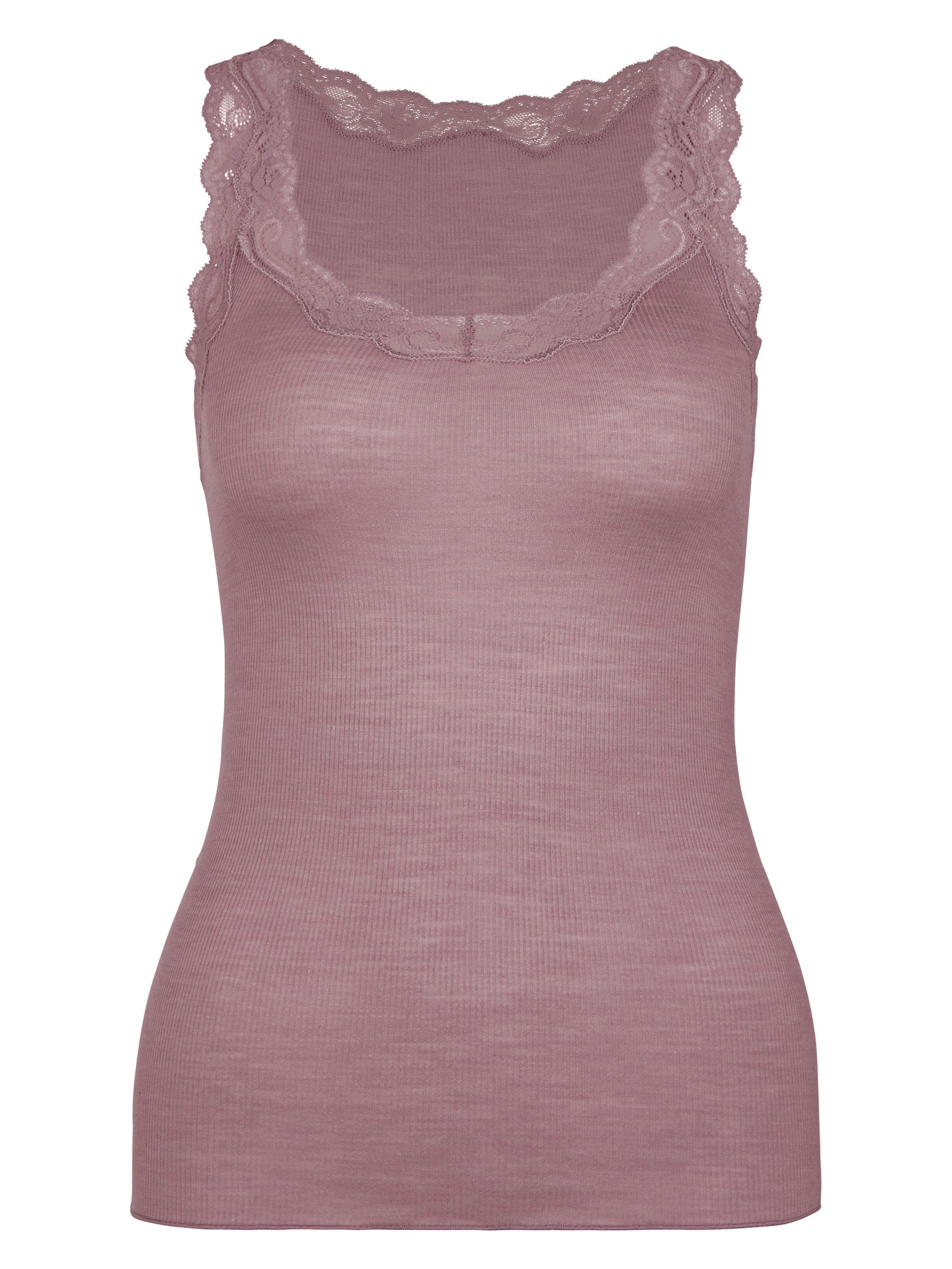 CALIDA Hemd Richesse Lace met elegante kanten afwerking aan de ronde hals en mouwuiteinden (1 stuk)