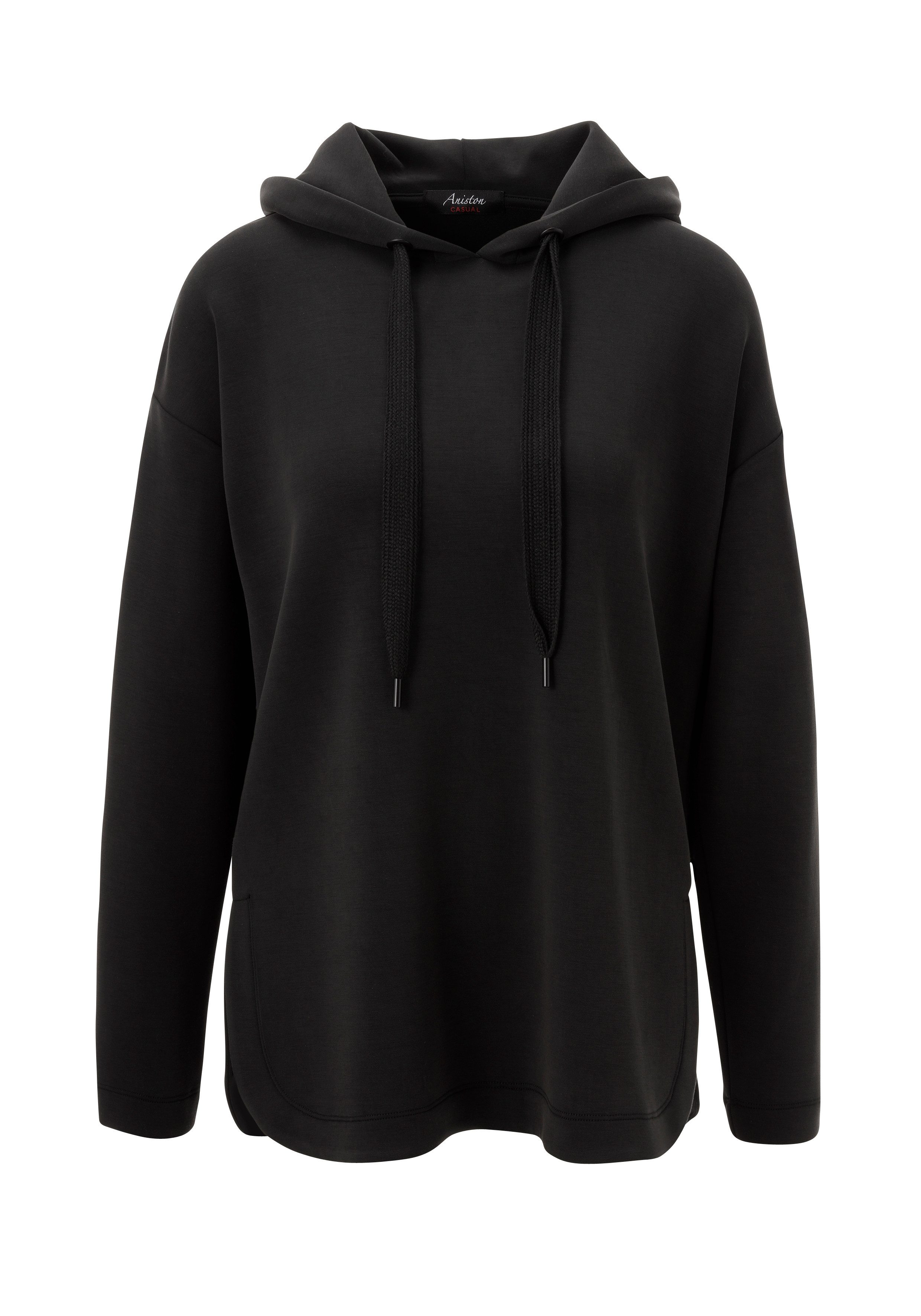 Aniston CASUAL Sweatshirt met bindband aan de capuchon - nieuwe collectie