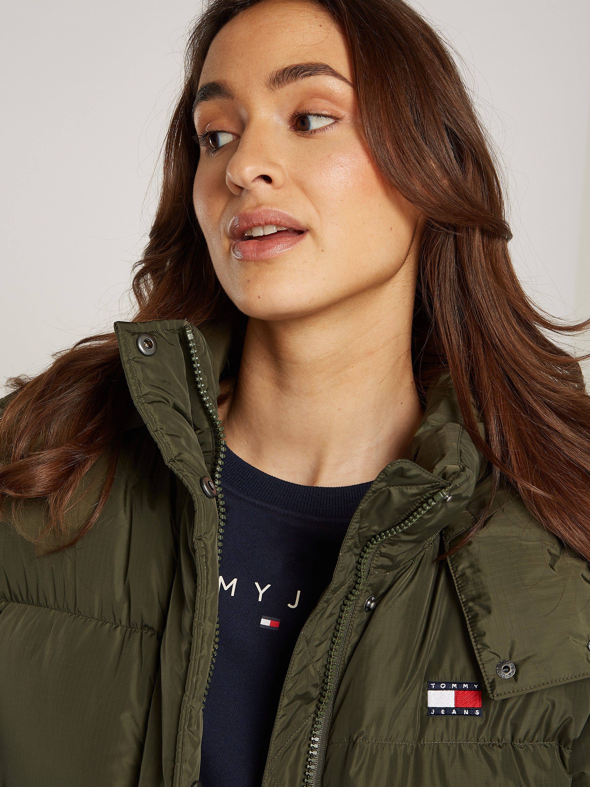 TOMMY JEANS Gewatteerde jas TJW ALASKA LONG PUFFER EXT