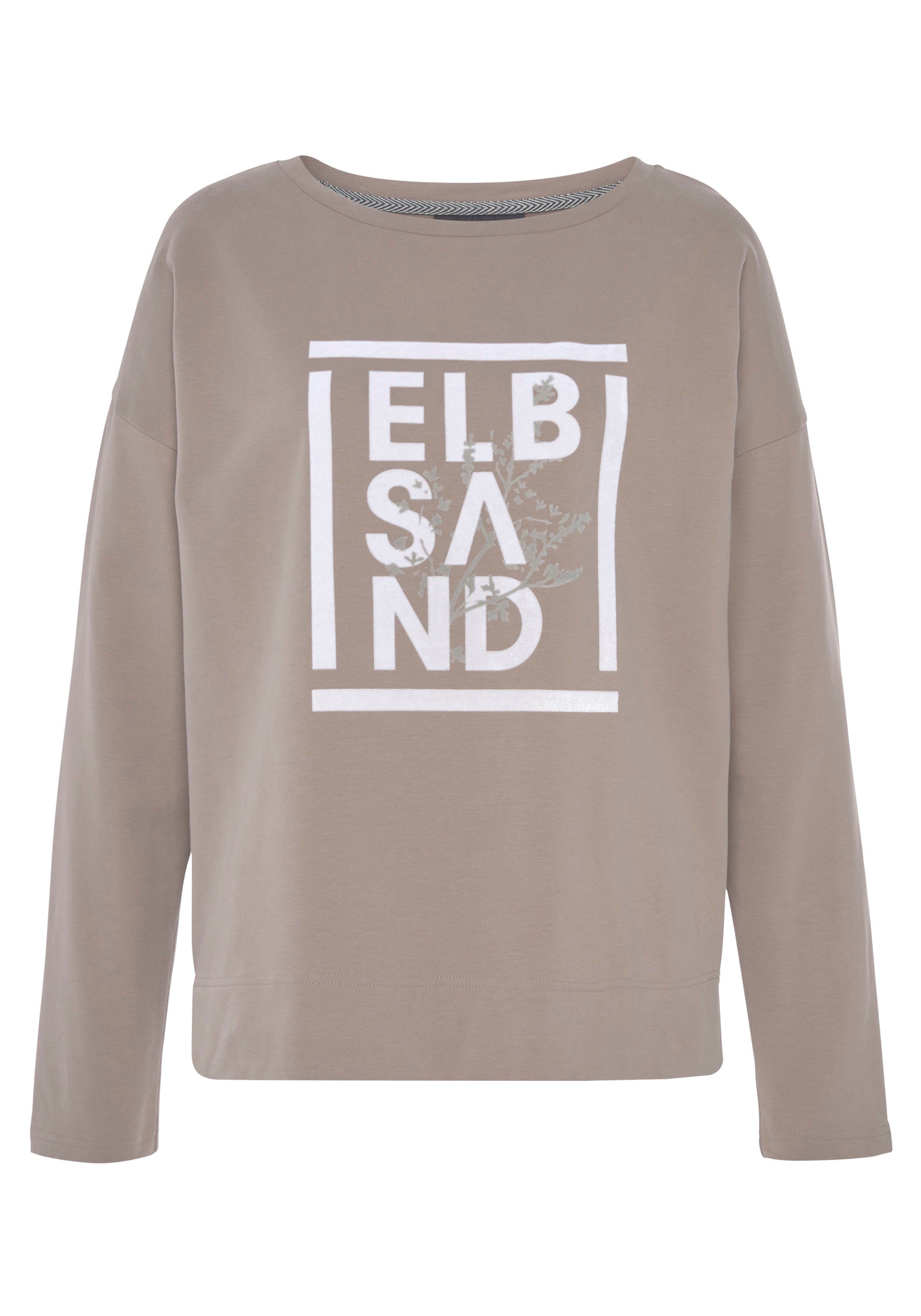Elbsand Sweatshirt met frontprint