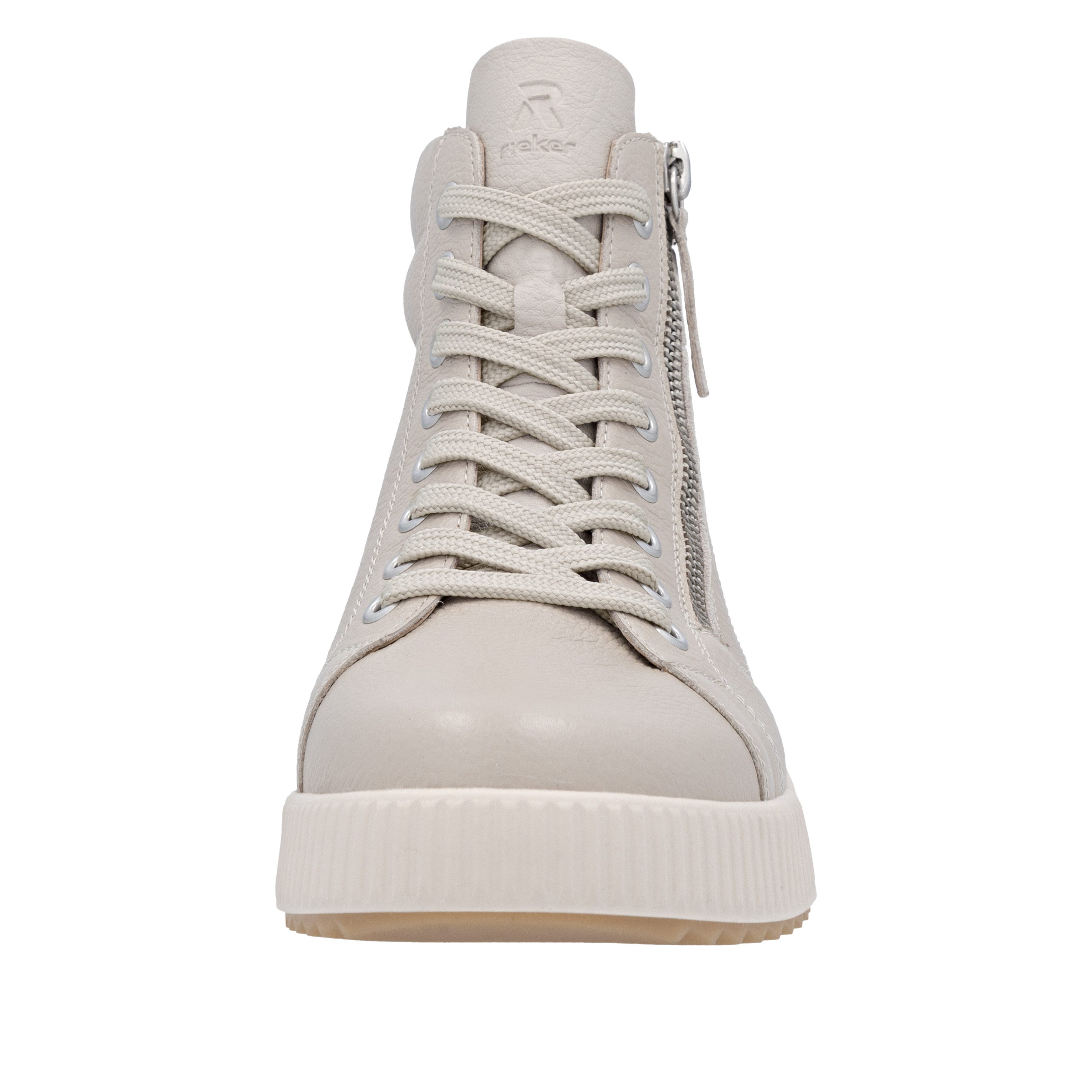 RIEKER Sport Hoge veterschoenen ankle boot, high top sneaker, leisure boots with zipper