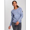 kangaroos sweatshirt met modieuze minimal-print all-over blauw