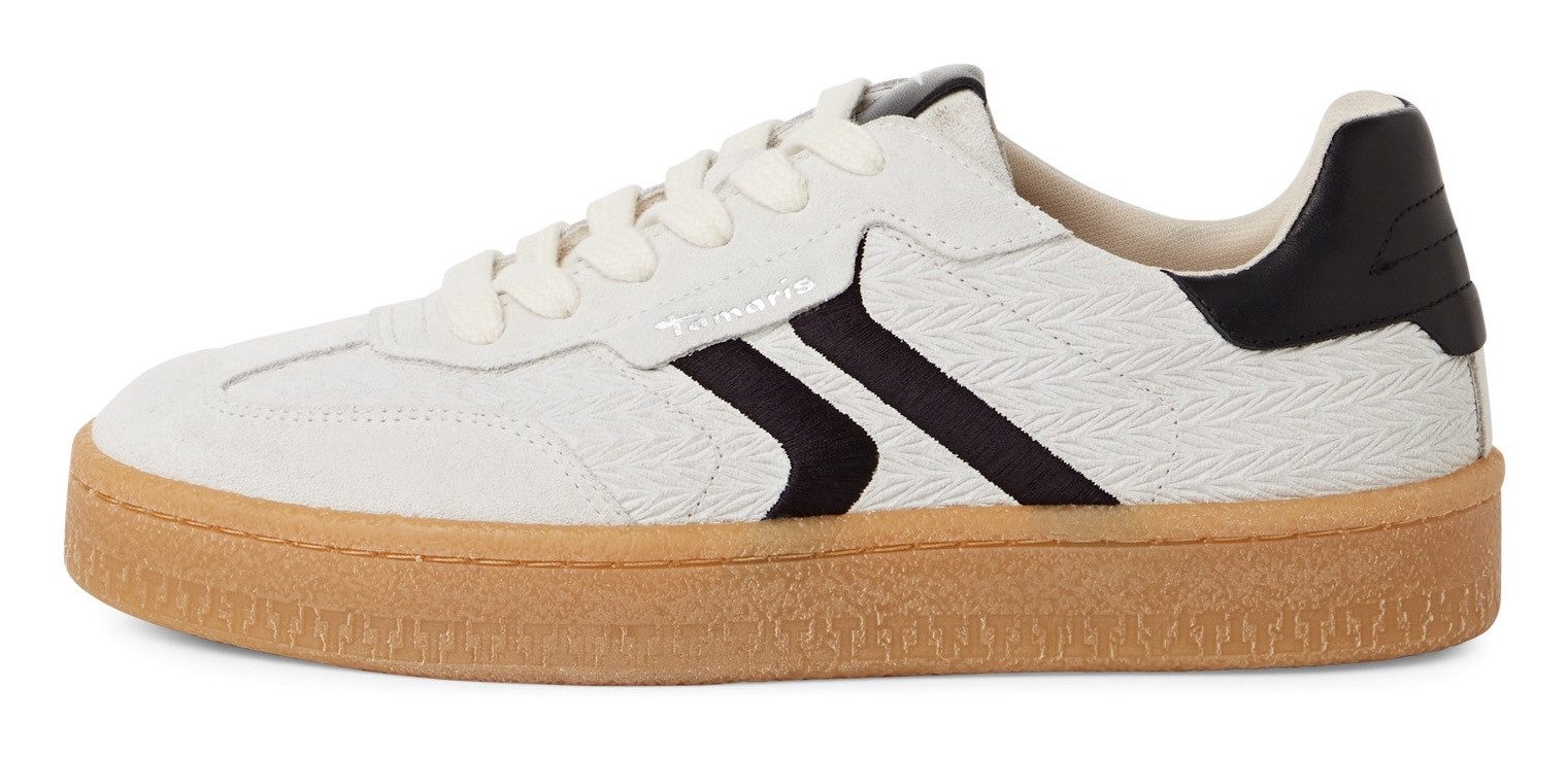 Tamaris Plateausneakers , vrijetijdsschoen, halfschoen, veterschoen met gepolsterde schacht