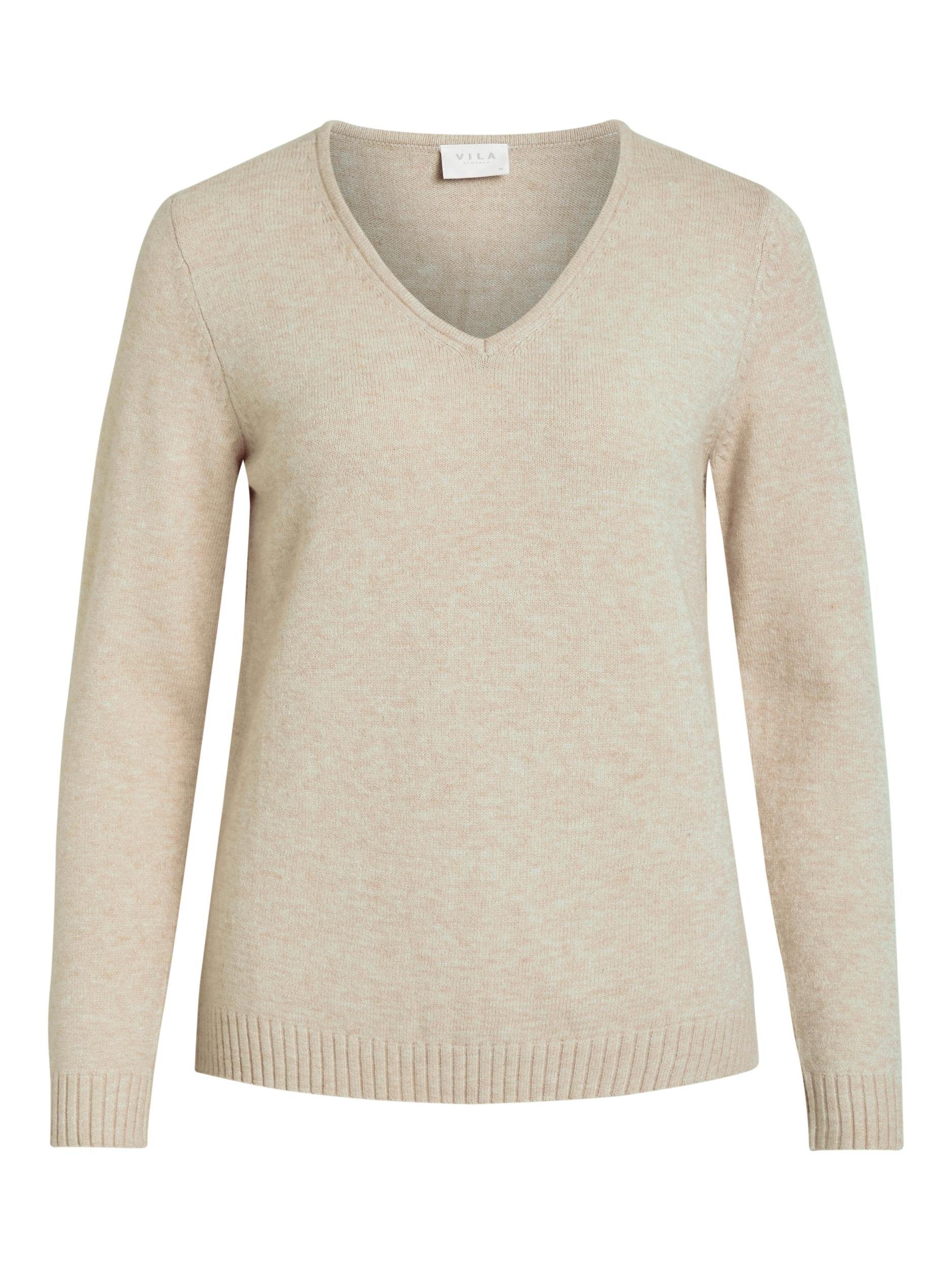 Vila Trui met V-hals VIRIL V-NECK L S KNIT TOP NOOS