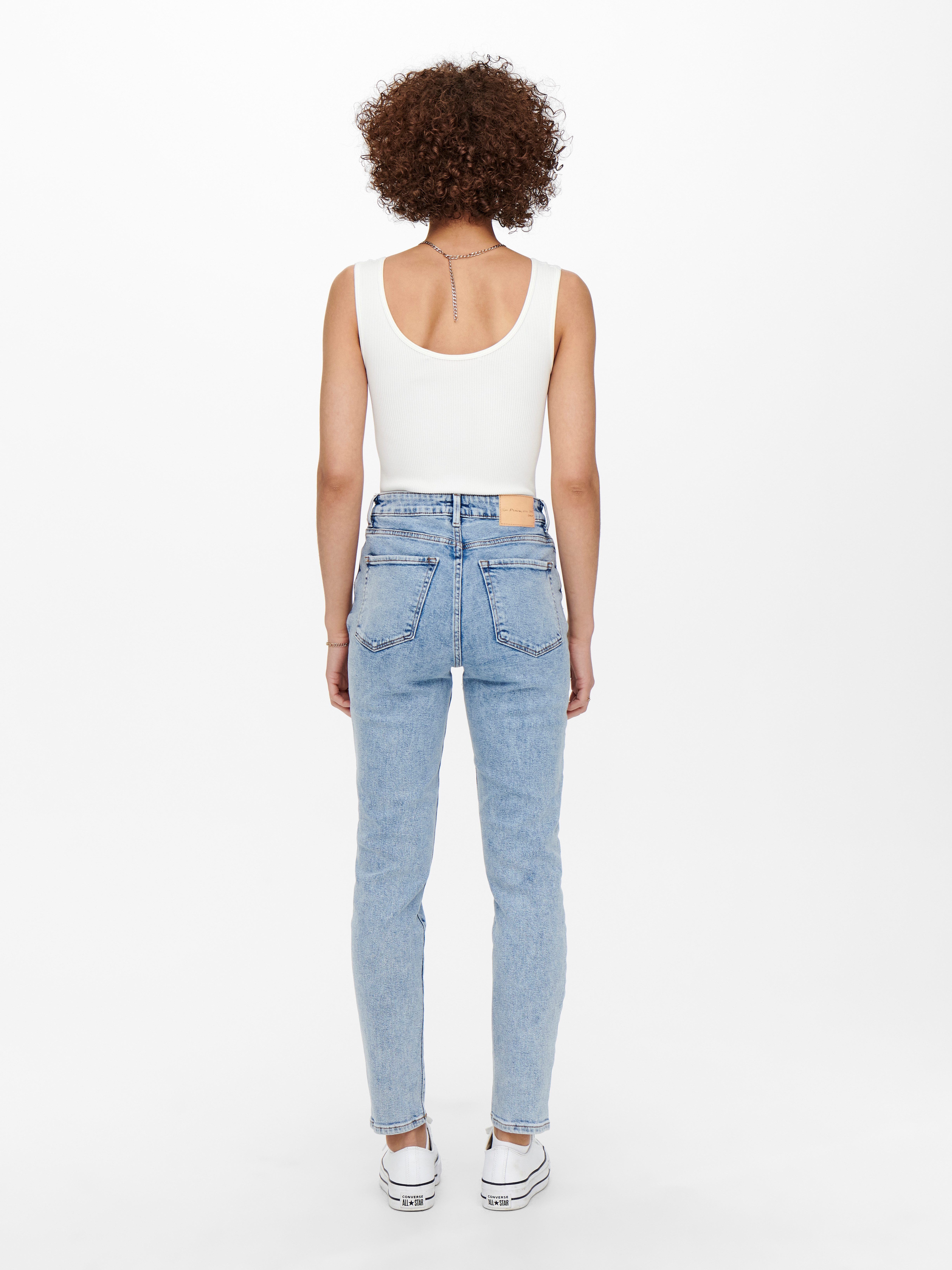 Only High-waist jeans ONLEMILY STRETCH HW ST AK DNM CRO789NOOS