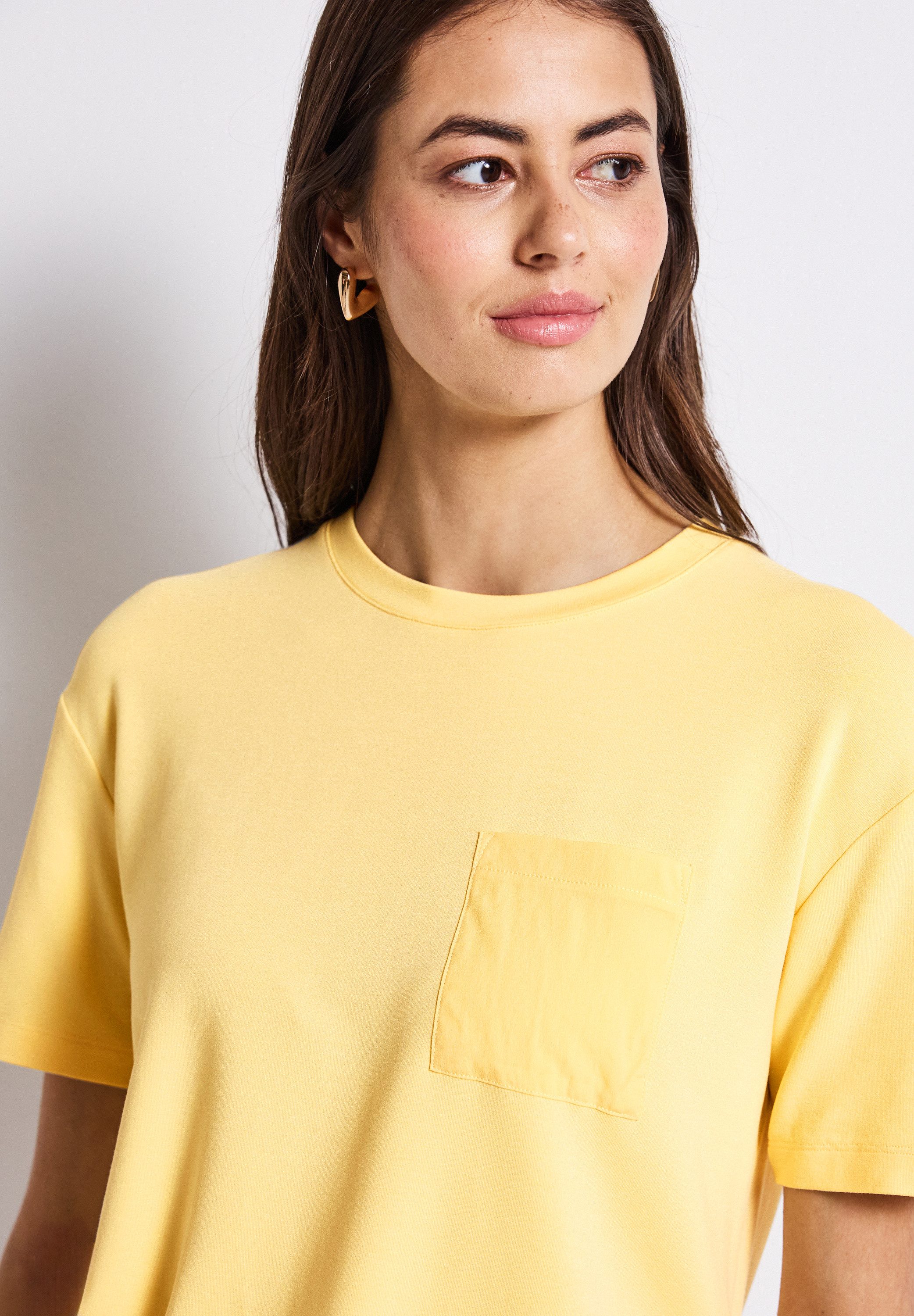 STREET ONE T-shirt met borstzak