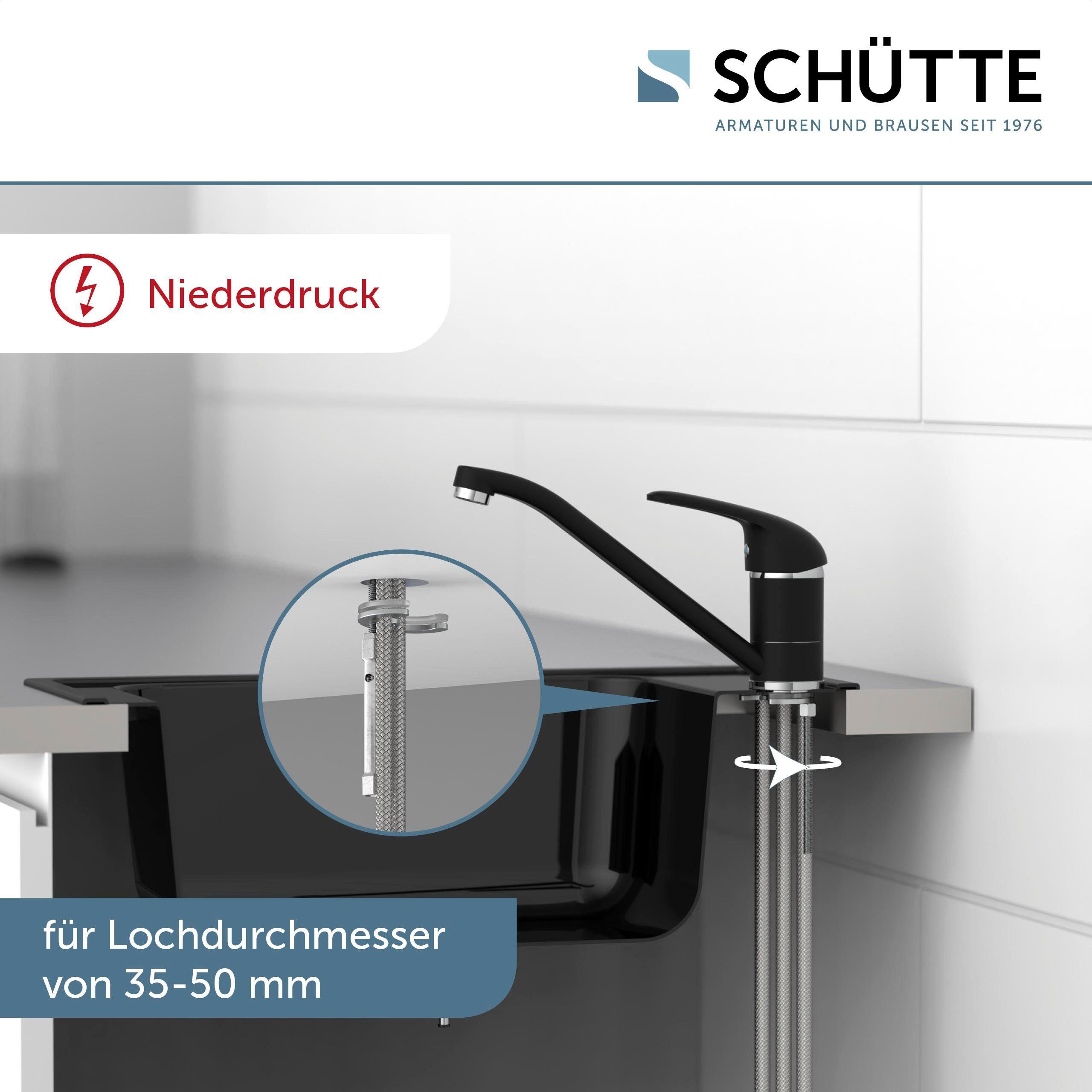 Schütte Gootsteen kraan Donau Lagedrukkraan keuken, 360° zwenkbare mengkraan keuken