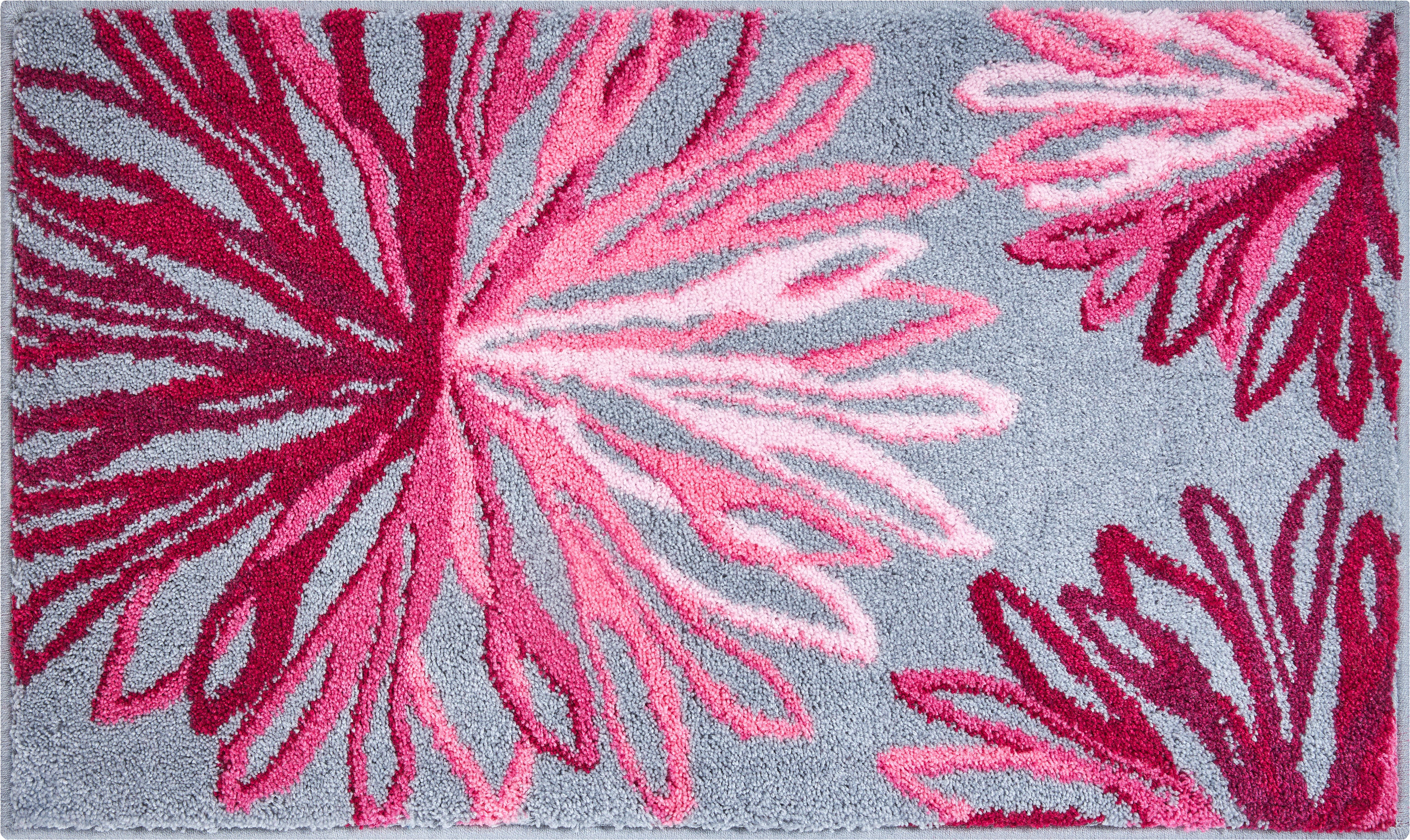 Grund Badmat ART bloemig patroon, elegante badmat (1 stuk)