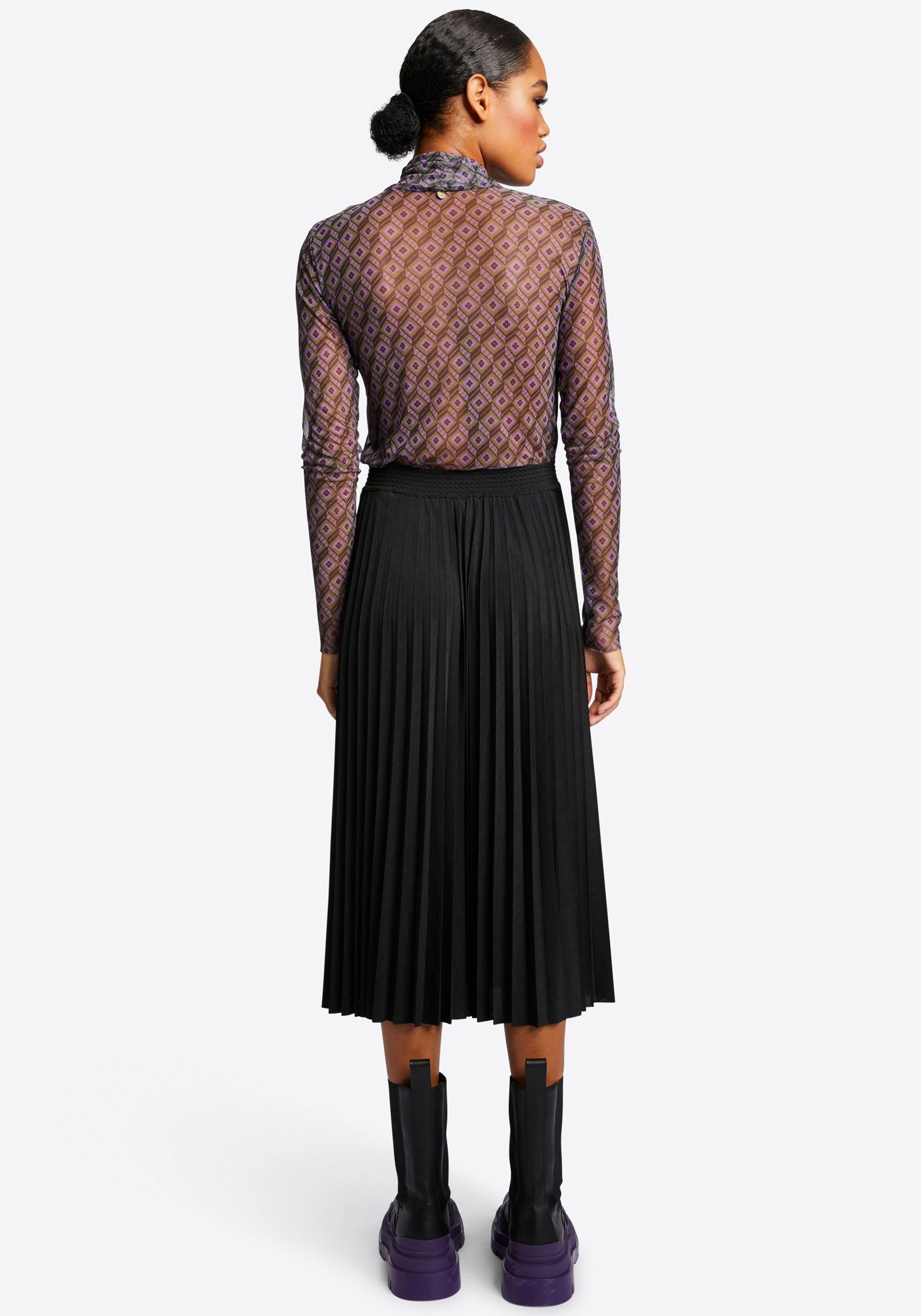 Rich & Royal Plissérok met elastische taille