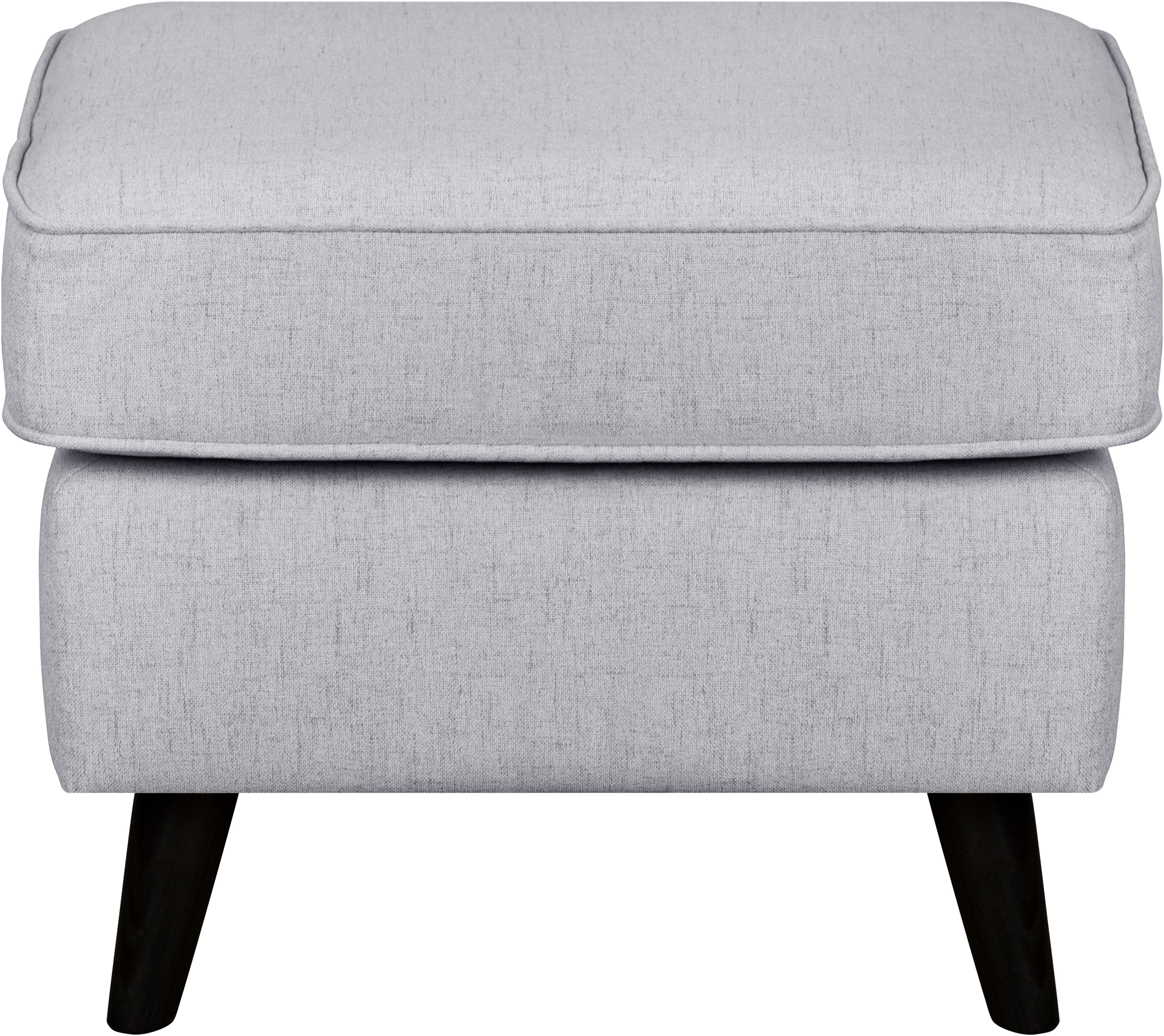 Home affaire Hocker Poef CHISTELLE, ook in bouclé met golfondersteuning, afmetingen: bxdxh: 57x57x46 cm