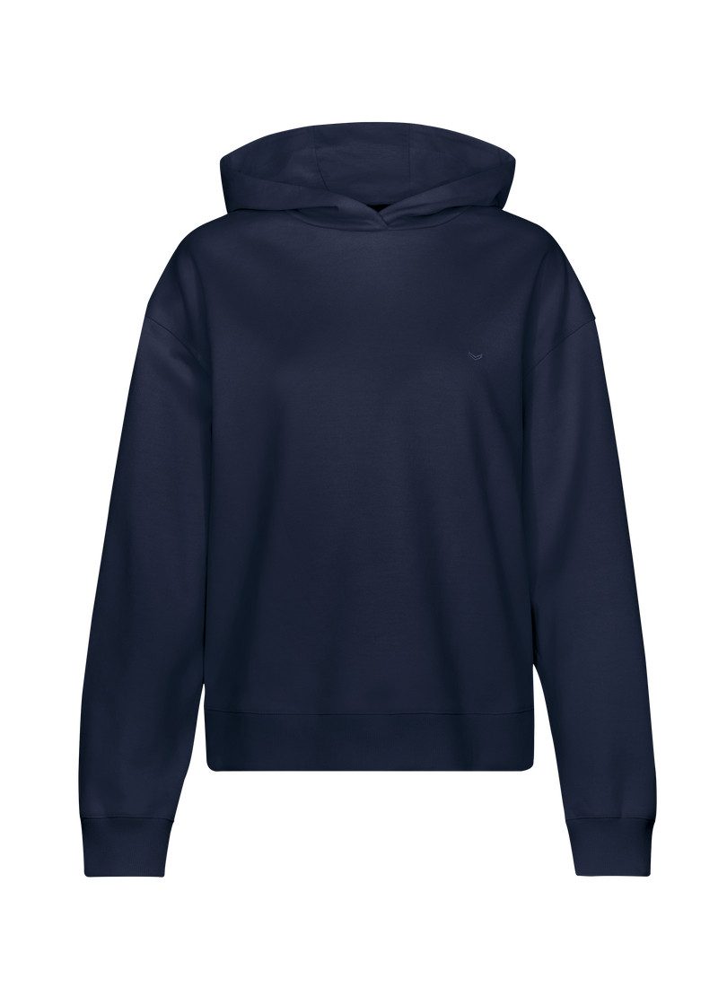Trigema Sweatshirt TRIGEMA Dunne oversized hoodie