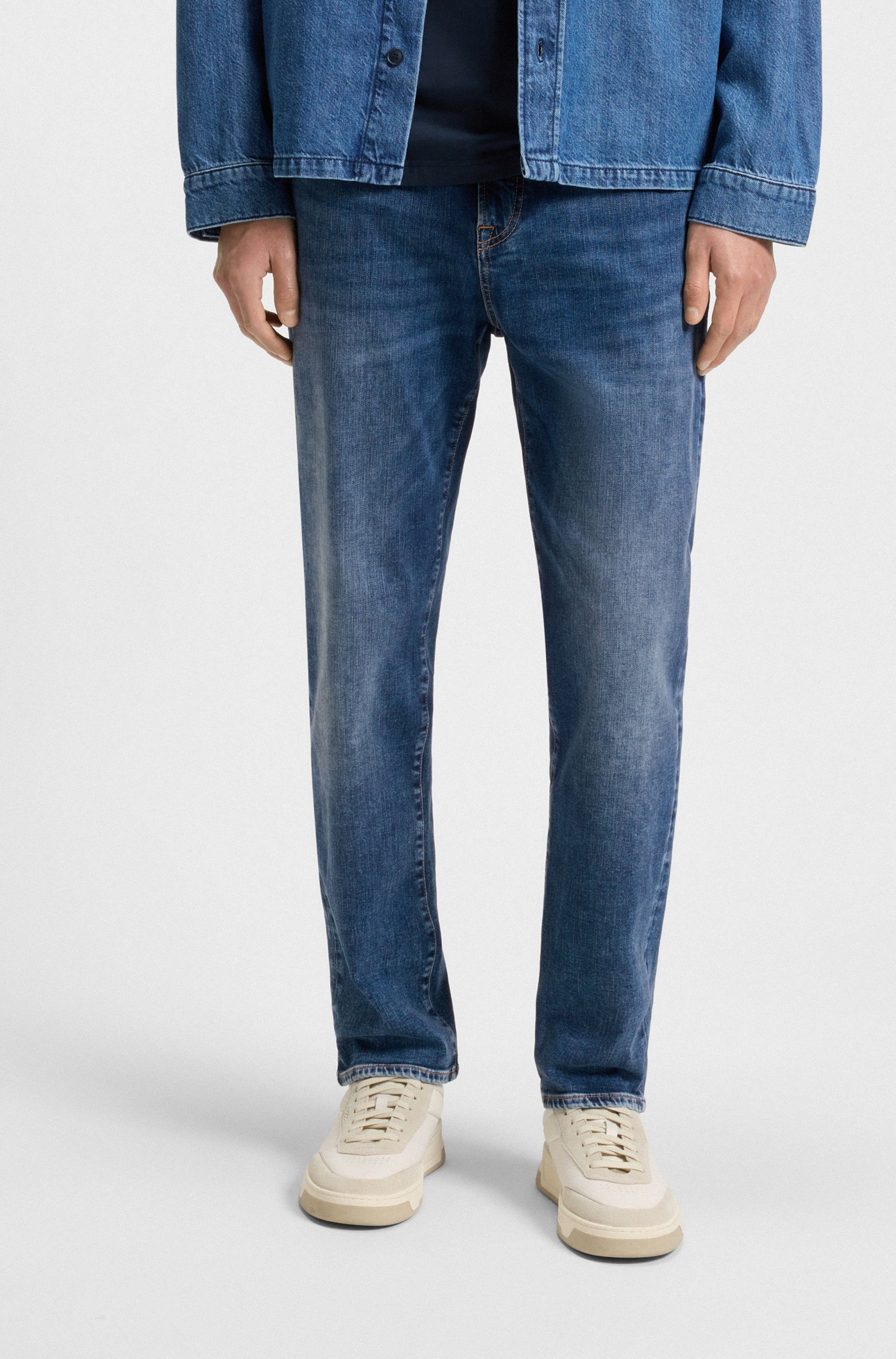 Boss Orange Regular fit jeans Re Maine met hoge elasticiteit voor optimaal draagcomfort