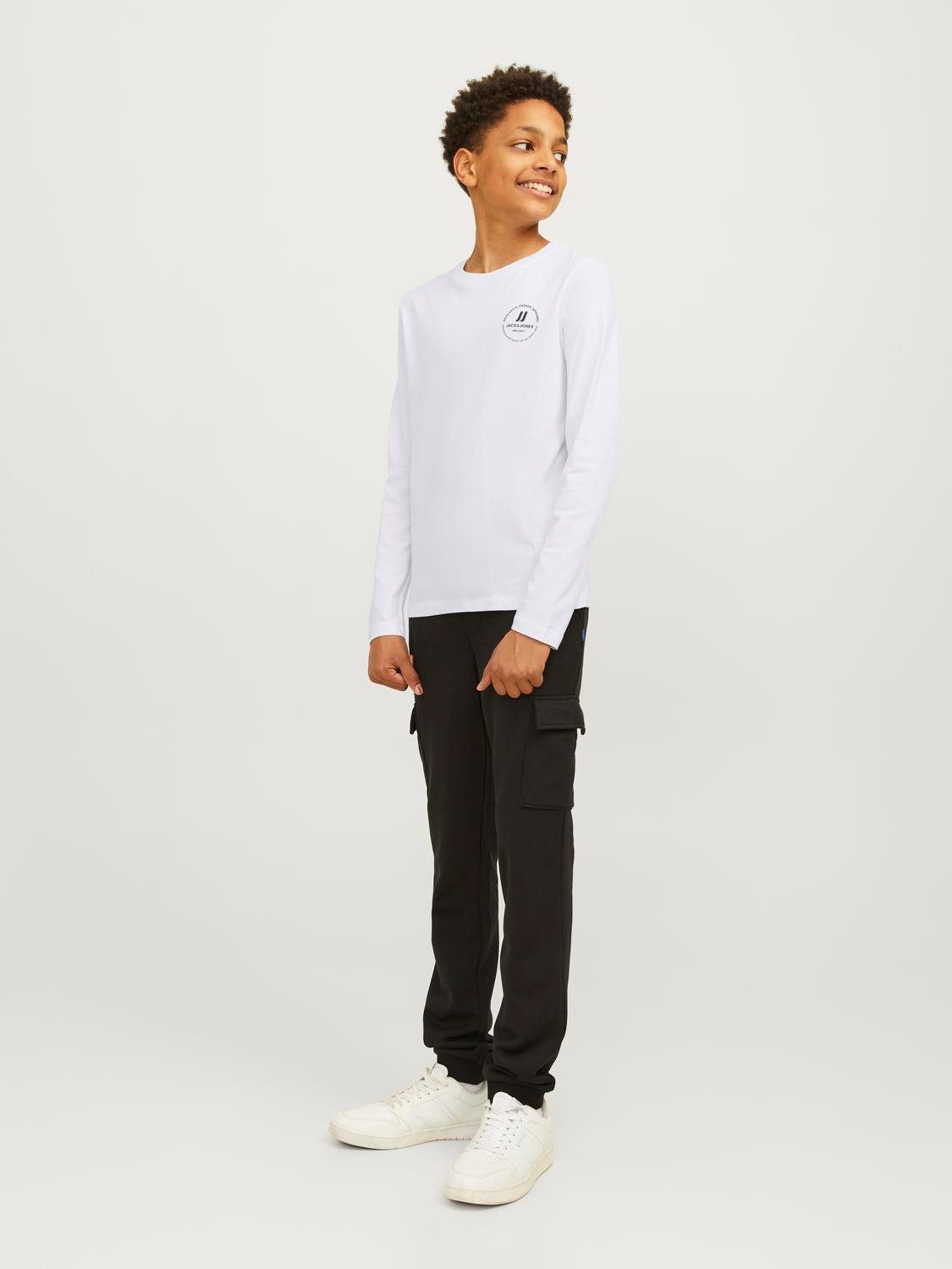 Jack & Jones Junior Shirt met lange mouwen JJESWIFT TEE LS NOOS JNR