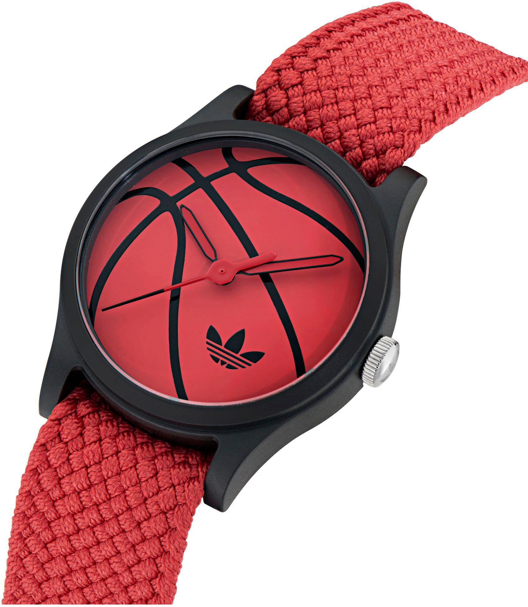 adidas Originals Kwartshorloge GAME ONE Polshorloge, herenhorloge, dameshorloge, nylon band, waterafstotend tot 5 bar