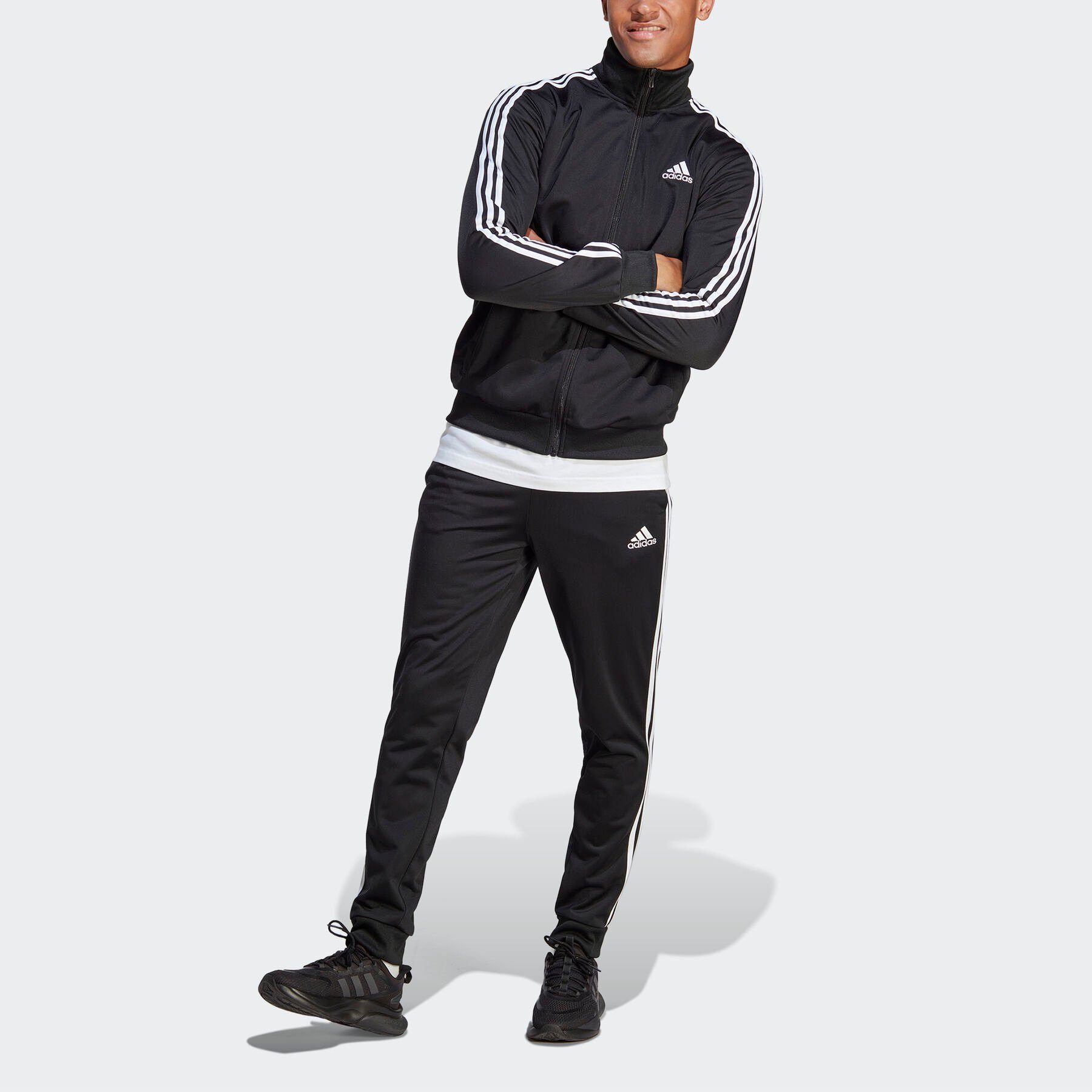 adidas Sportswear Trainingspak Basic 3-strepen tricot (2-delig)