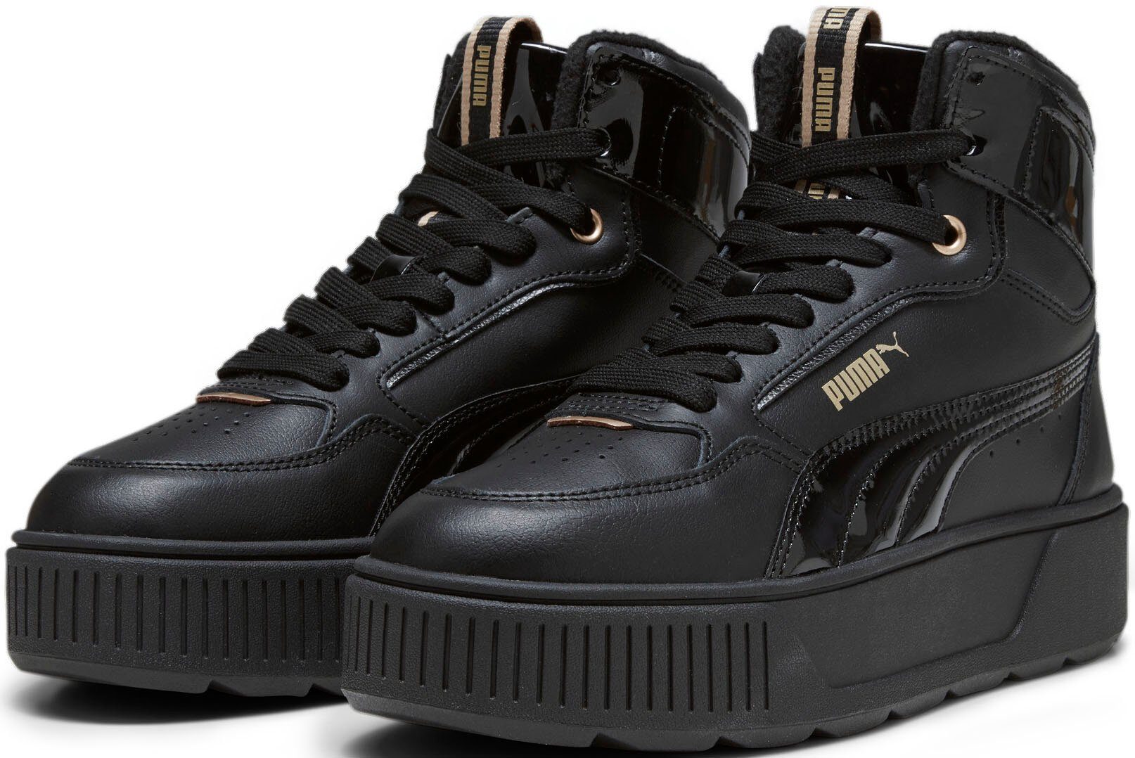 puma sneakers karmen rebelle mid wtr zwart