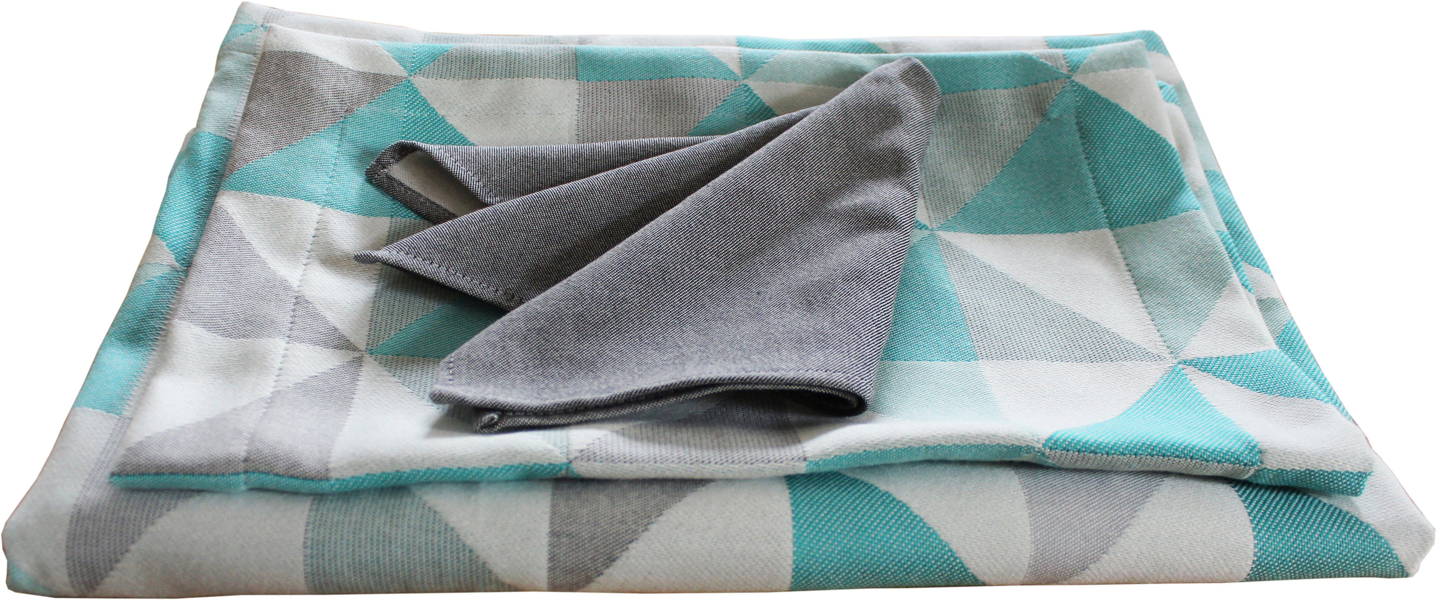 Adam Set placemats Tafelset Bio Bel Made in Germany, voor 6 personen (13 stuks)