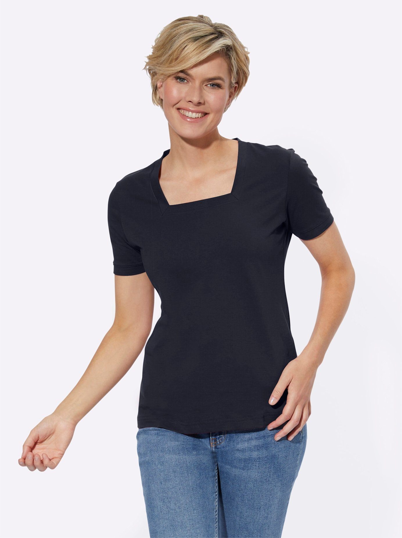 Casual Looks Shirt met korte mouwen Shirt (1-delig)