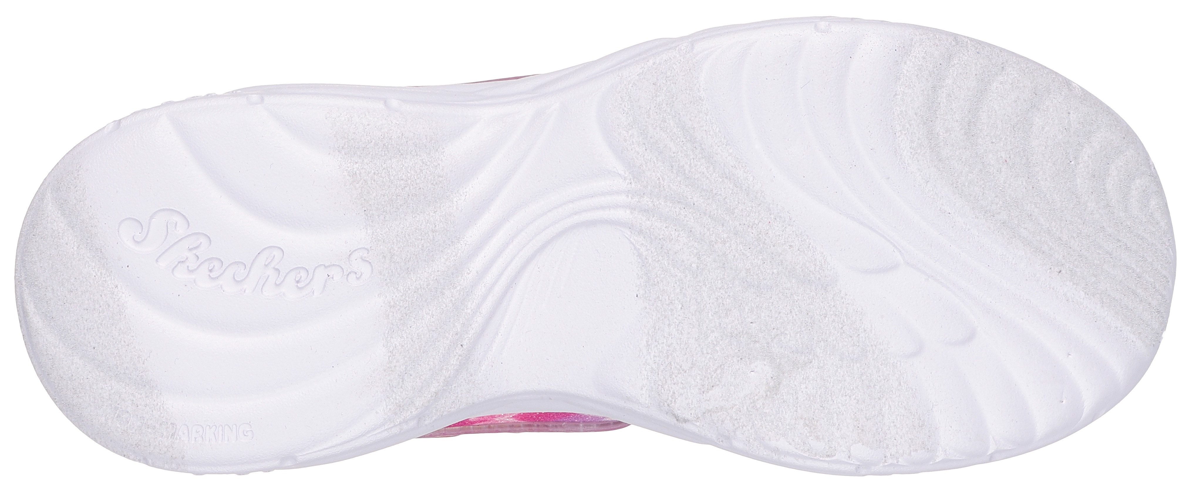 Skechers Sneakers DREAM RACER Instapschoen, slip-on sneaker met kleurrijk motief