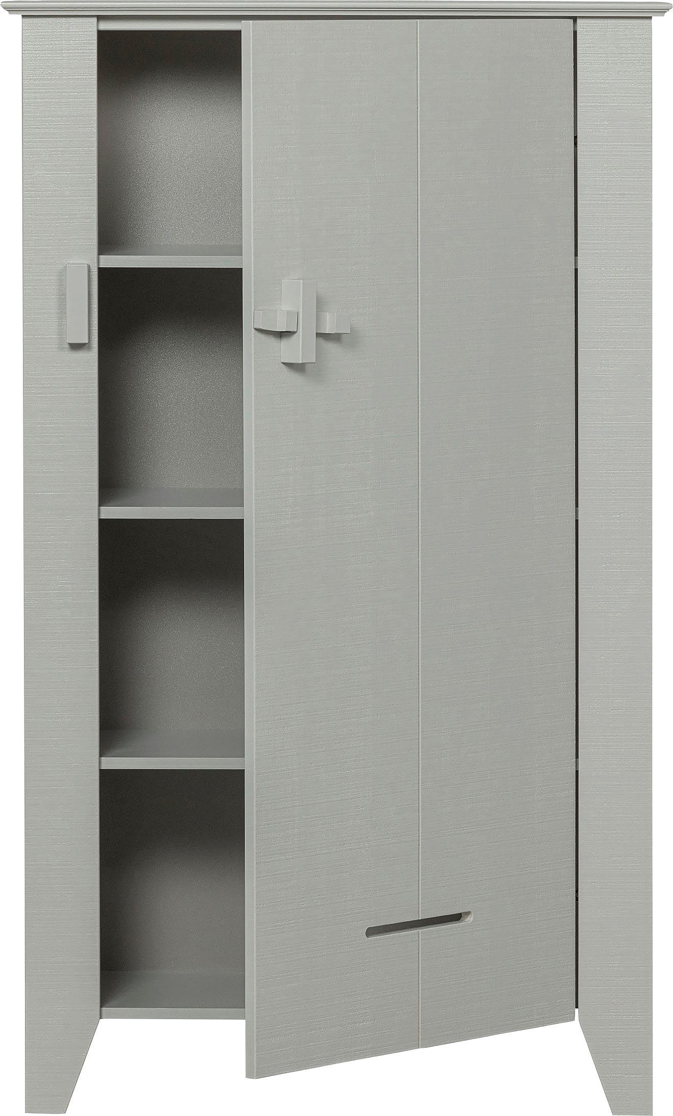 WOOOD Bergkast Gijs Boerenkast met handgreep, H 142 cm x B 85 cm