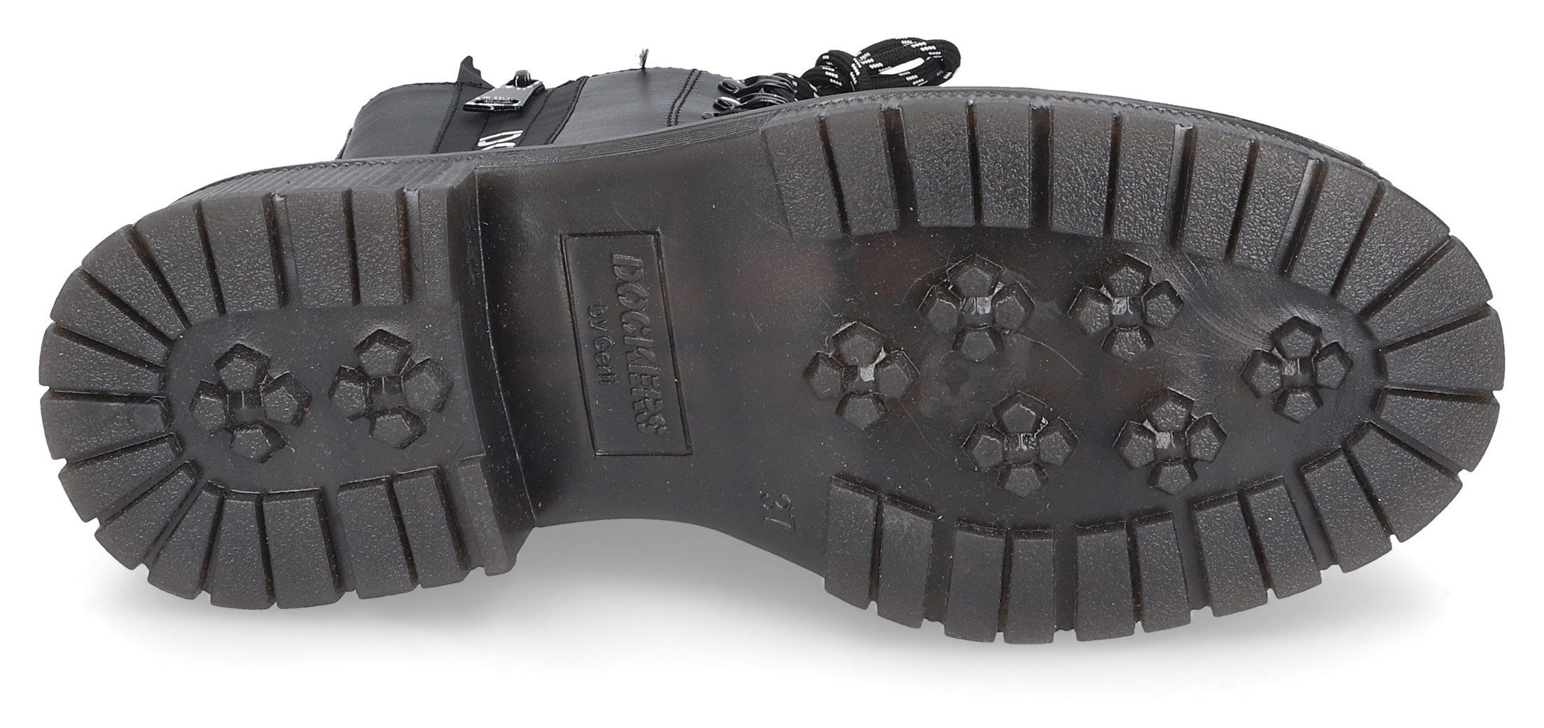 Dockers by Gerli Veterlaarzen Biker boots, plateau laarzen met modieuze textielband