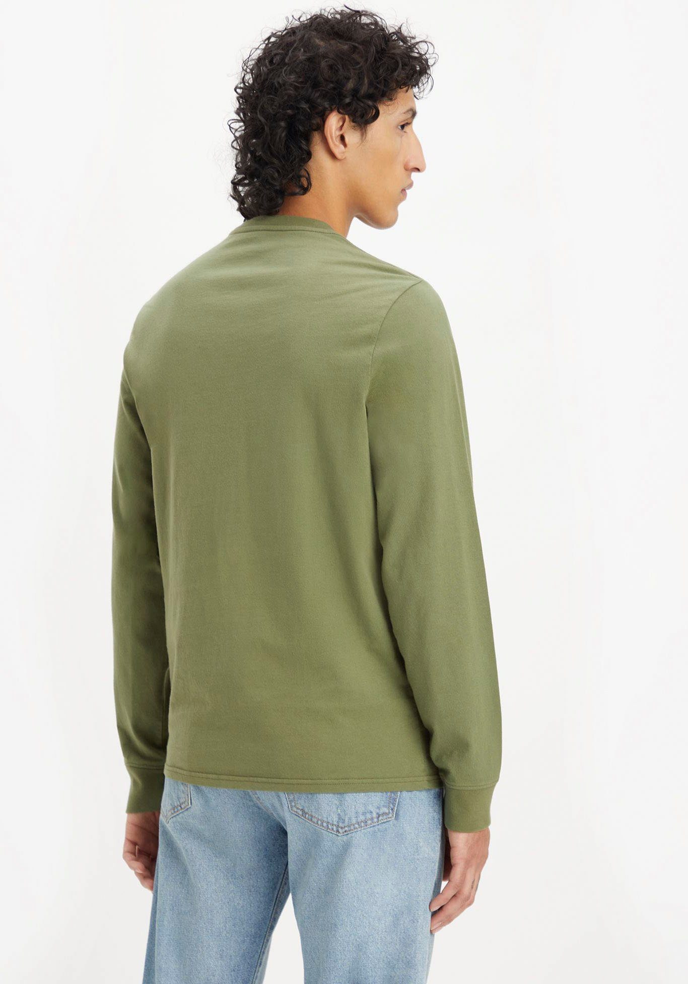 Levi's® Shirt met lange mouwen met logo-applicatie