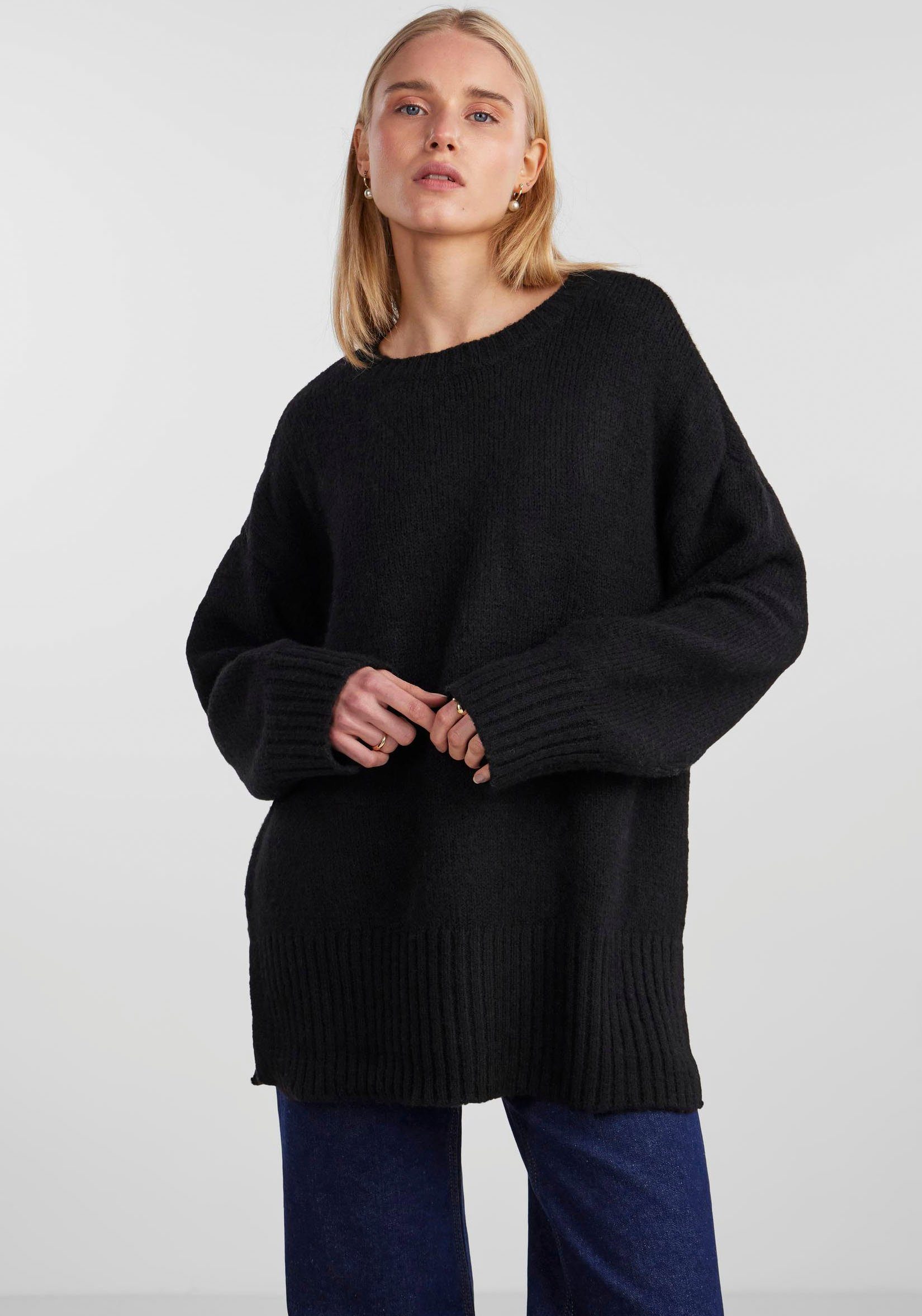 Pieces Trui met ronde hals PCNANCY LS LOOSE O-NECK KNIT NOOS BC