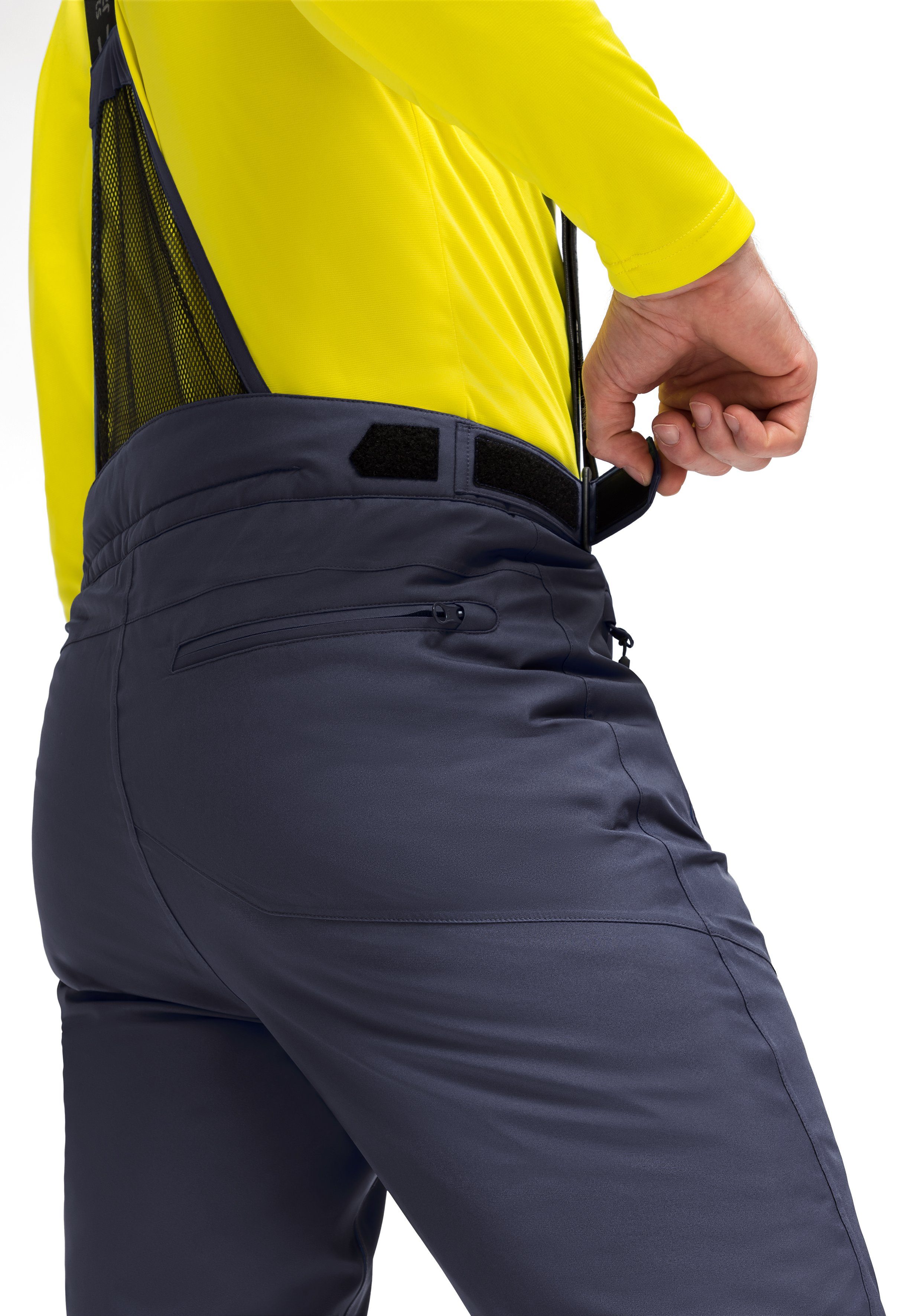Maier Sports Skibroek Anton 2 Heren sneeuwbroek met bretels, wind/waterdicht, regular fit