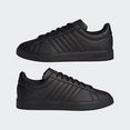 adidas sportswear sneakers grand court cloudfoam comfort design geïnspireerd op de adidas superstar zwart