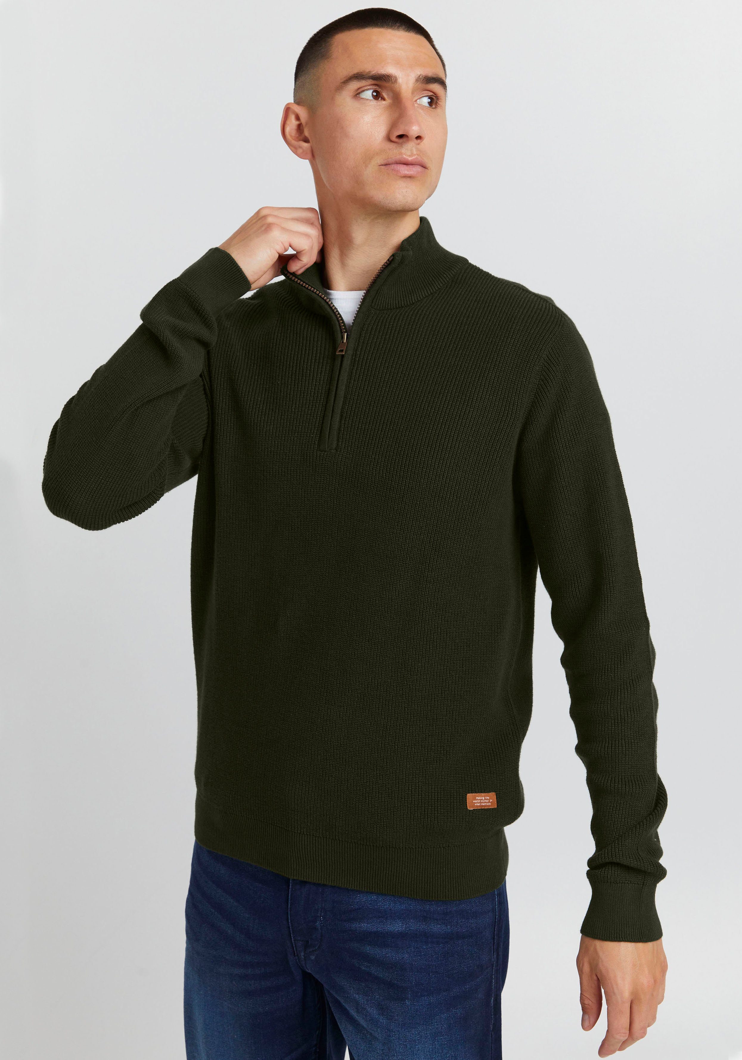 Blend Trui met staande kraag BL Pullover BHCodford half-zipp