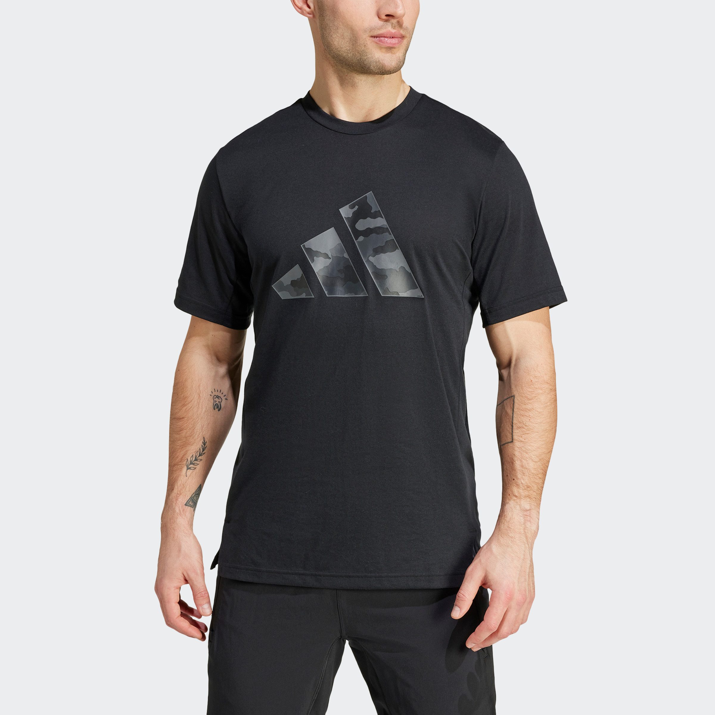 adidas Performance T-shirt CAMO BIG LOGO T