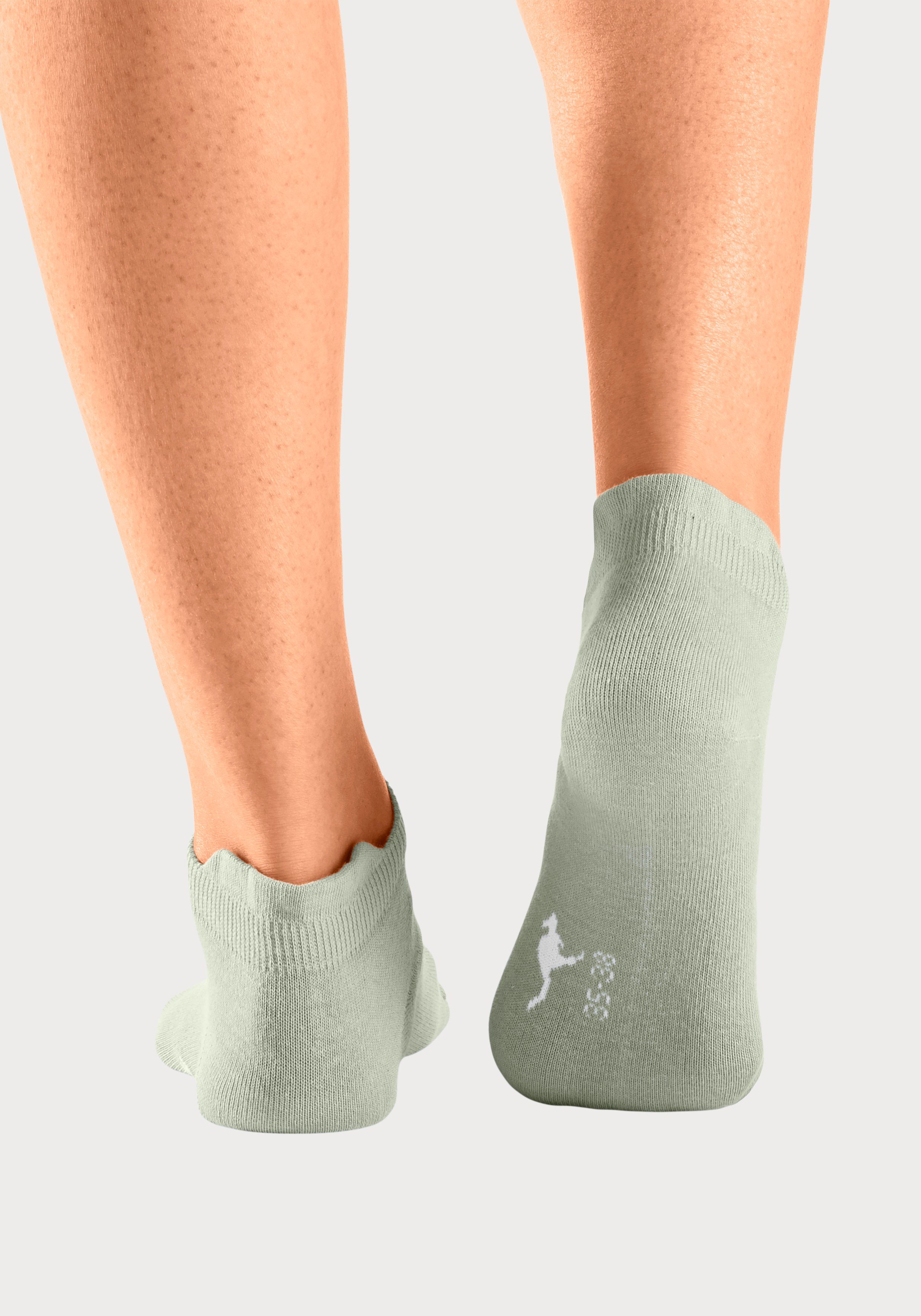 KangaROOS Sneakersokken met verhoogde boord (set 10 paar)