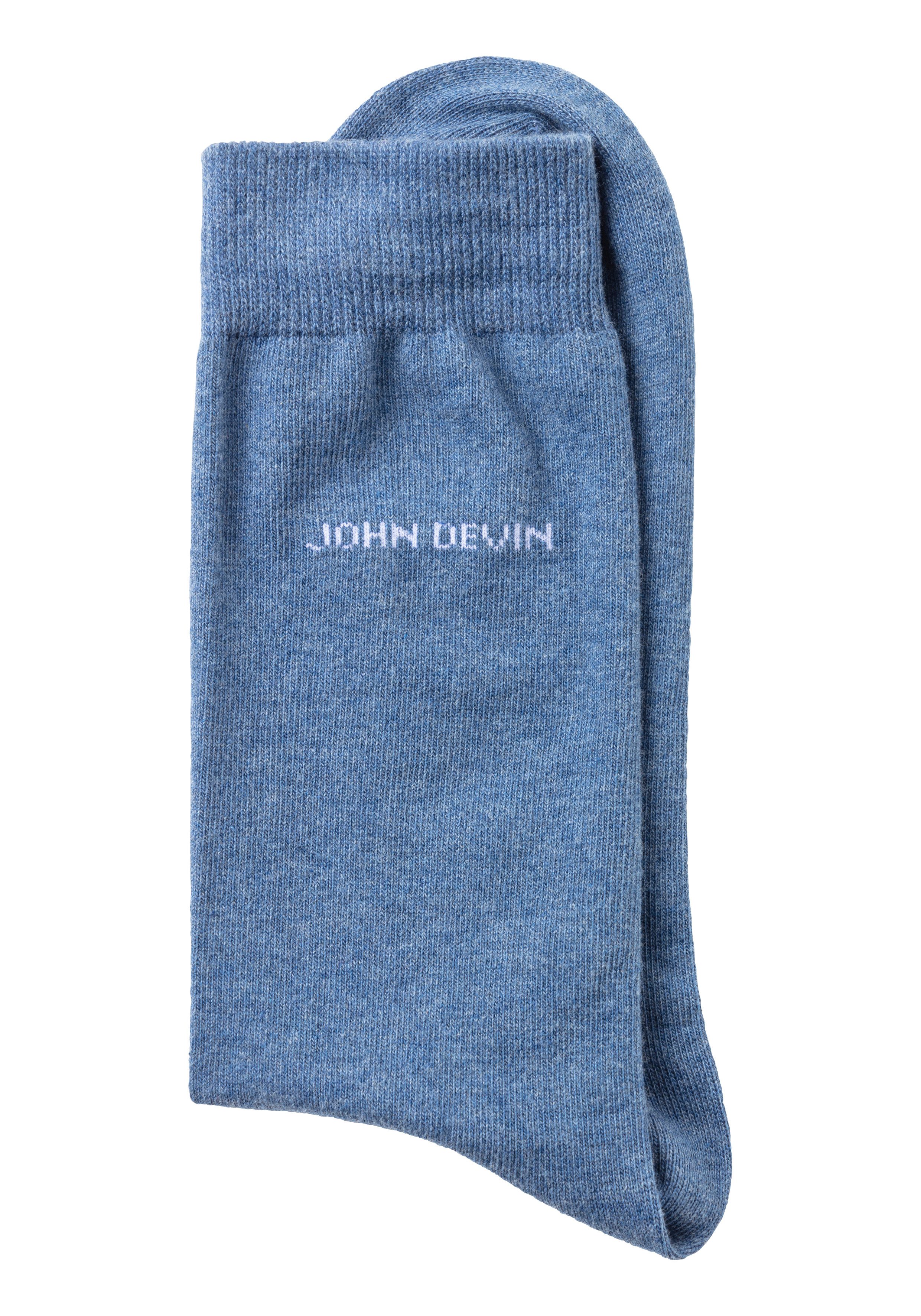 John Devin Basic sokken voor elke dag (set, 7 paar)