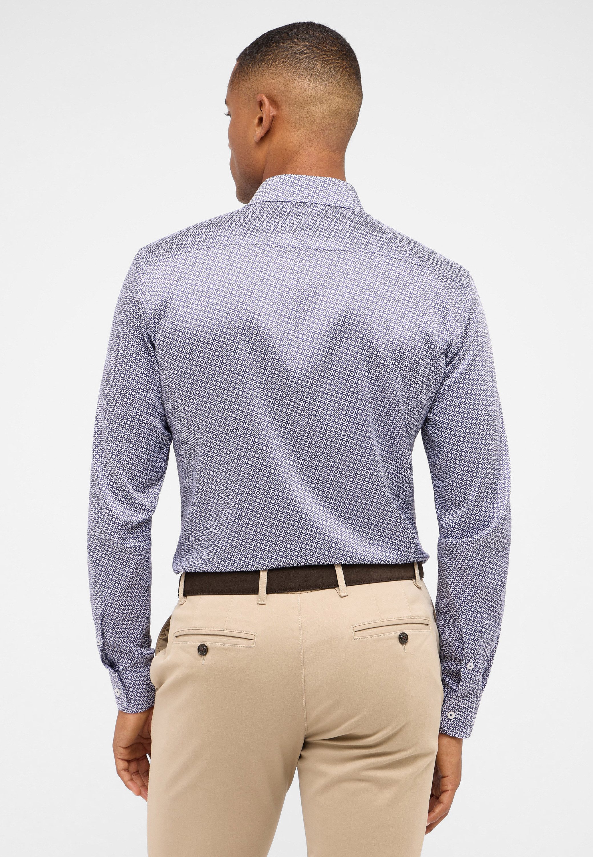 Eterna Overhemd met lange mouwen Slim fit EASY IRON (gemakkelijk te strijken)