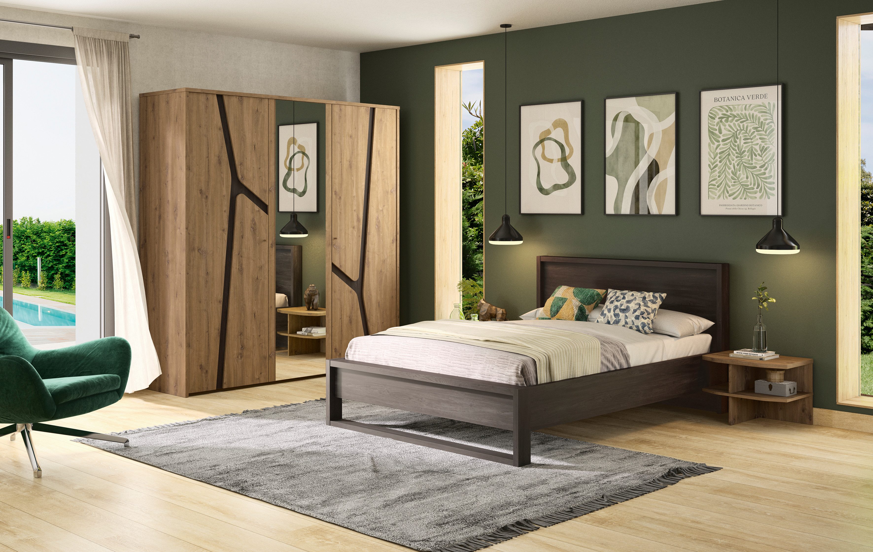 Gami Bed Alana Luxueus, hoogwaardige bed, alleen of in combinatie te gebruiken.
