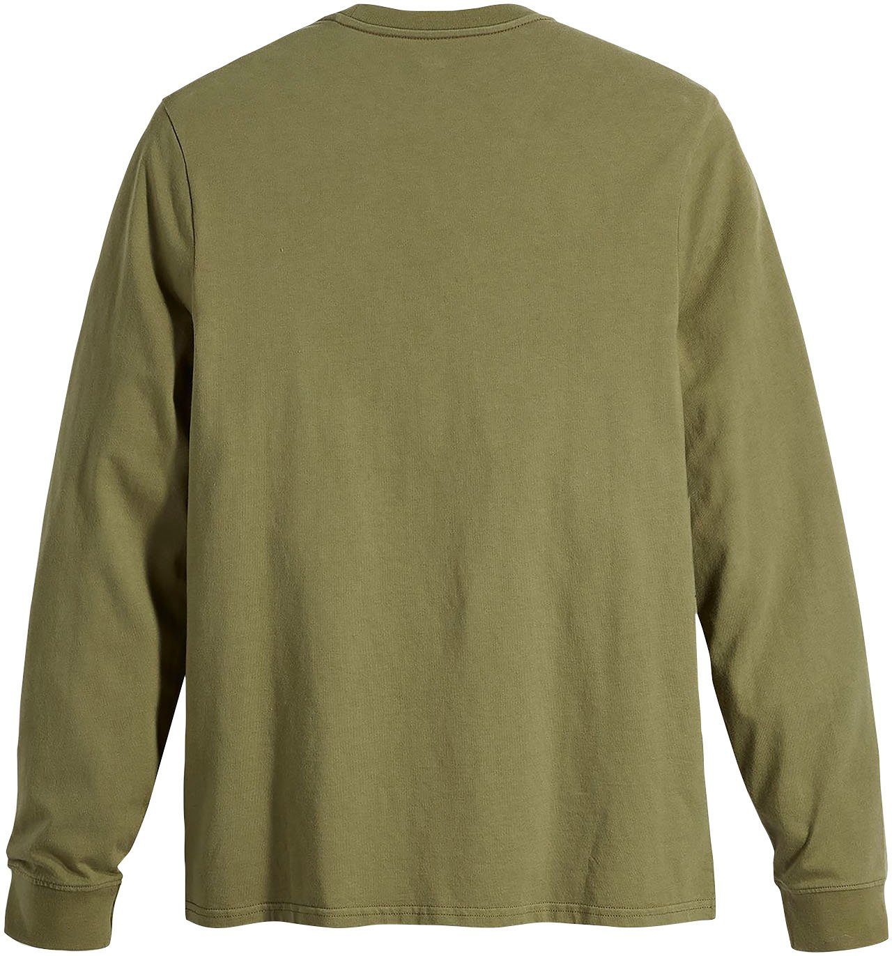 Levi's® Shirt met lange mouwen met logo-applicatie