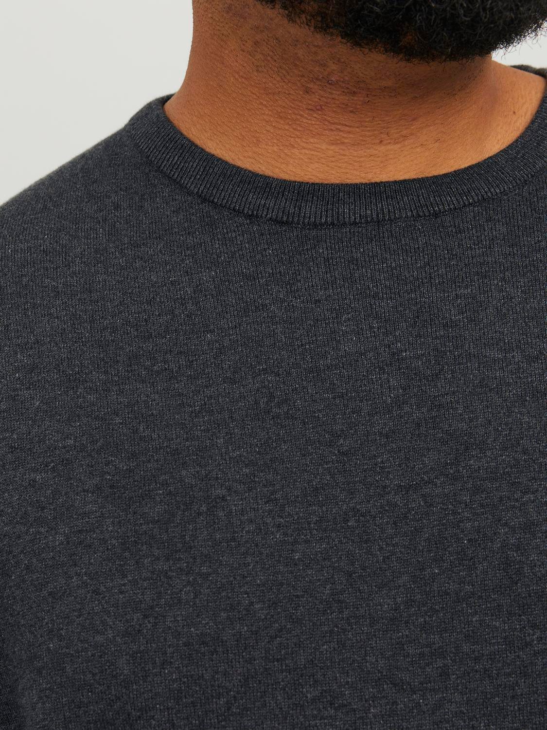 Jack & Jones PlusSize Gebreide trui JJEBASIC KNIT CREW NECK NOOS PLS
