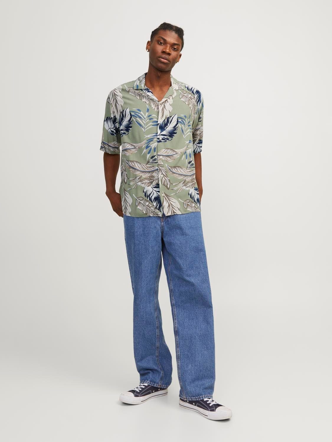 Jack & Jones Hawaï-overhemd JJEJEFF AOP RESORT SHIRT SS SN