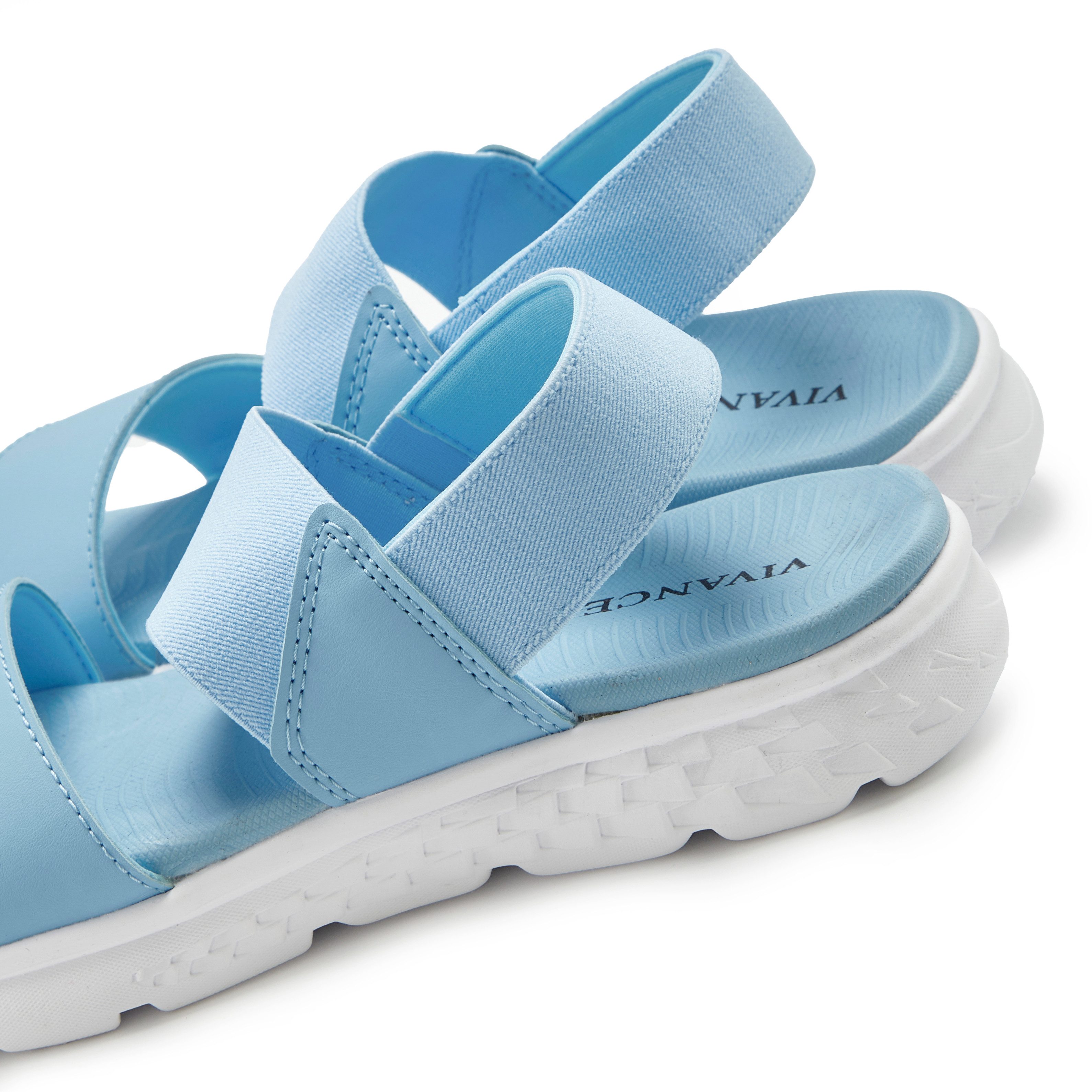 Vivance Sandalen Zomerschoen Sandalette, zomerschoen met lichte zool & elastische banden VEGAN