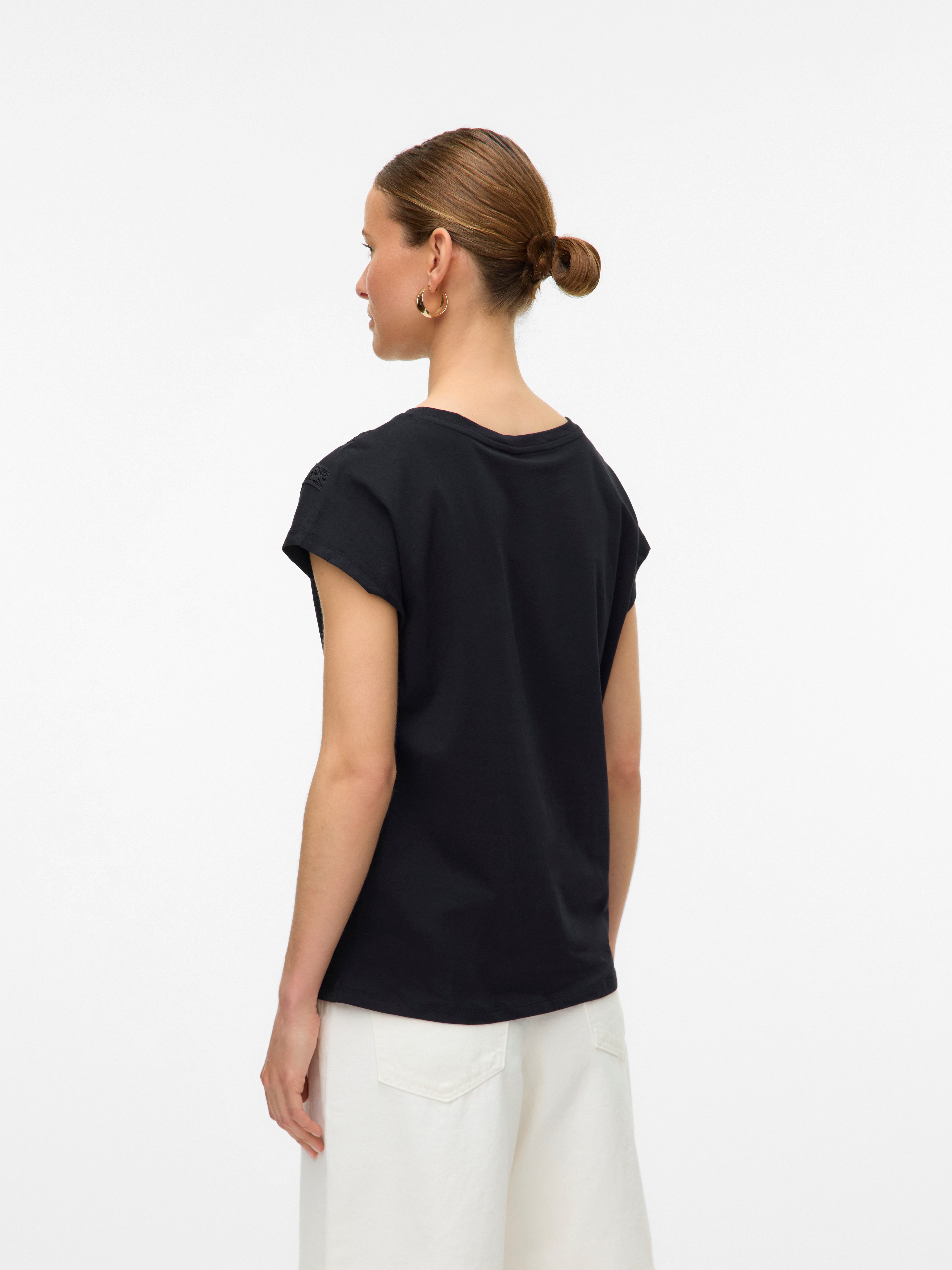 Vero Moda Shirt met korte mouwen VMPANNA AVA SS TOP JRS