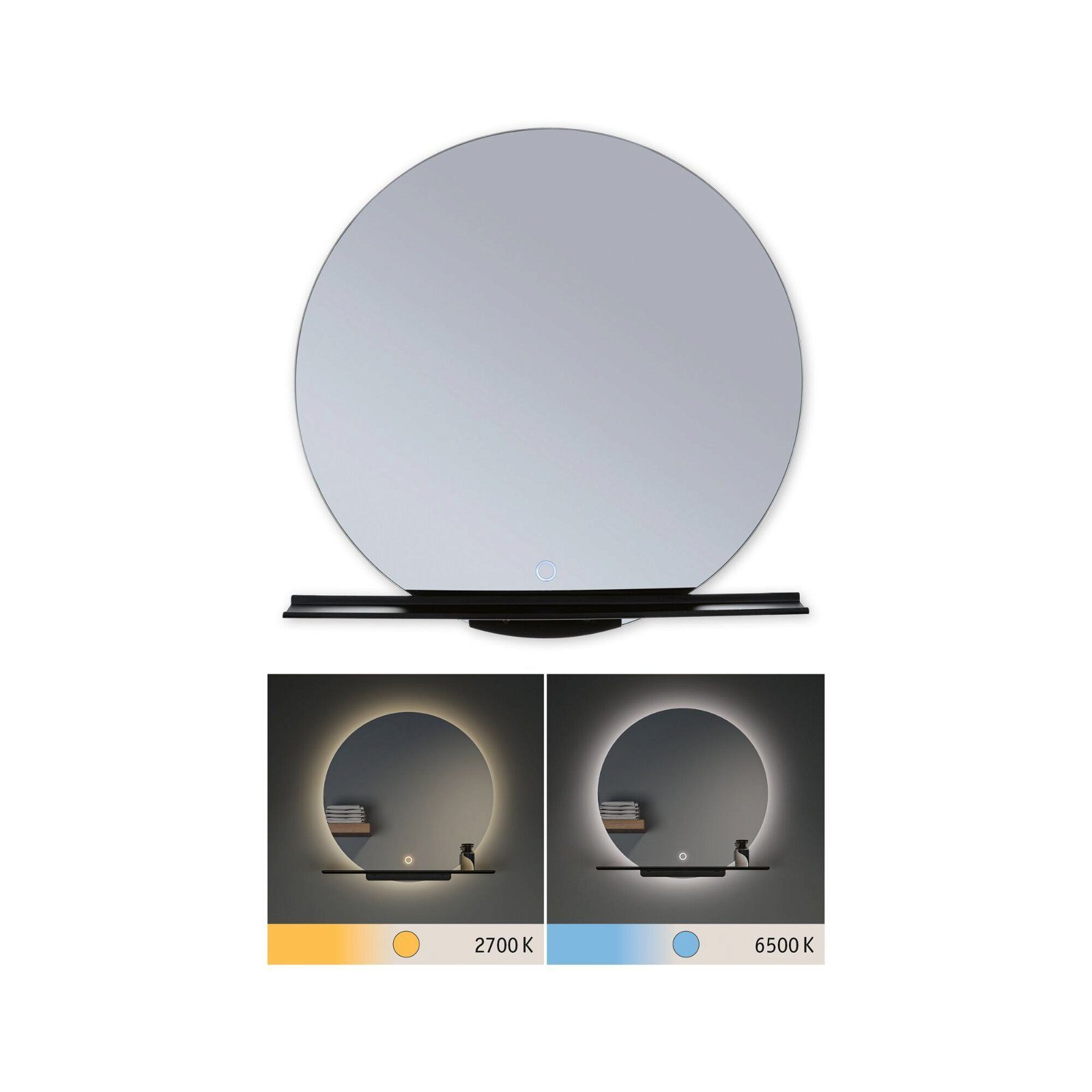 Paulmann Led-wandlamp Spiegel Miro rond IP44 11W 500mm 230V