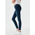 ltb skinny fit jeans lonia in extra korte cropped lengte blauw