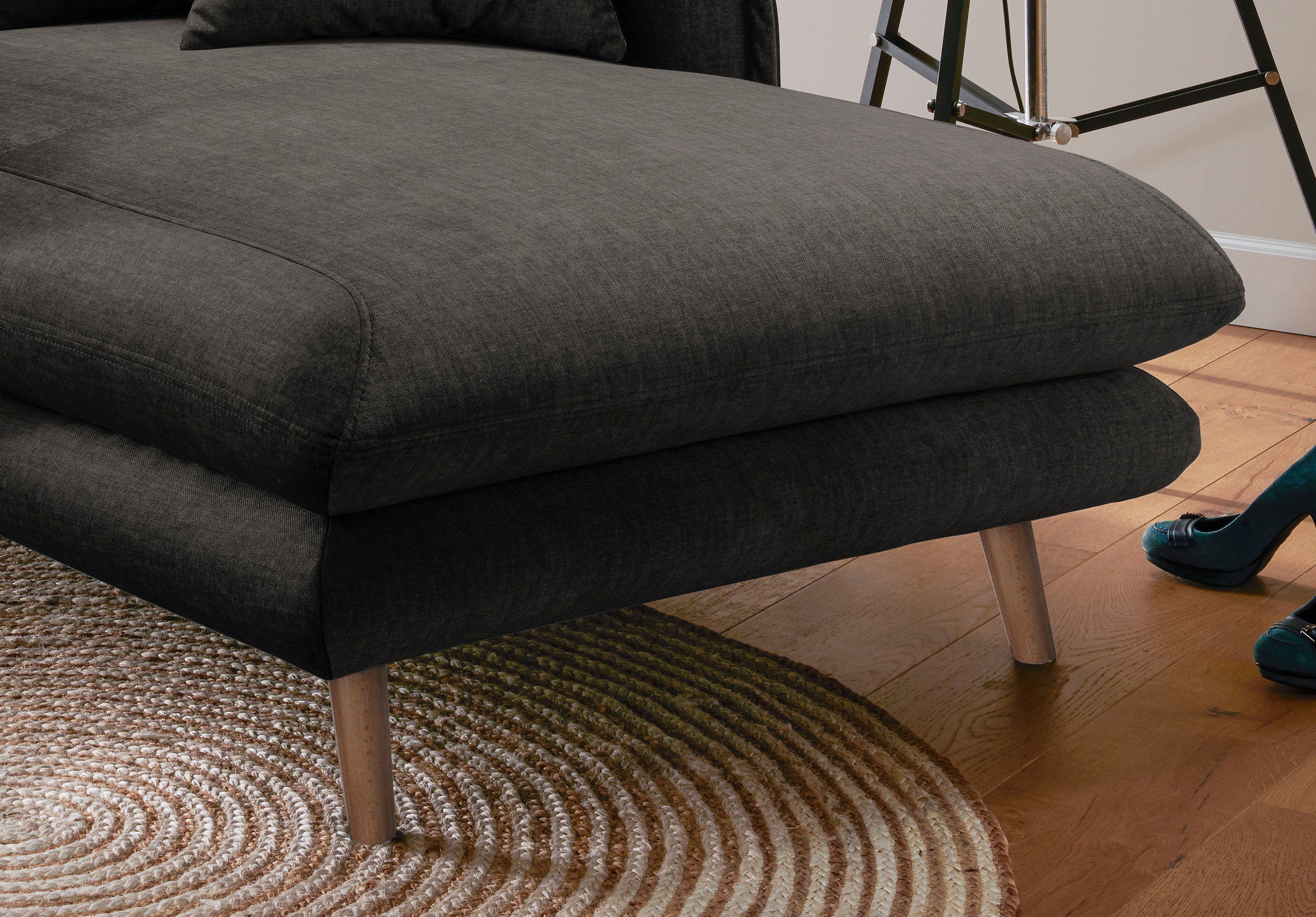 INOSIGN Loveseat LAZIO moderne fauteuil met een comfortabele bekleding, 2 stuks decoratieve sierkussens