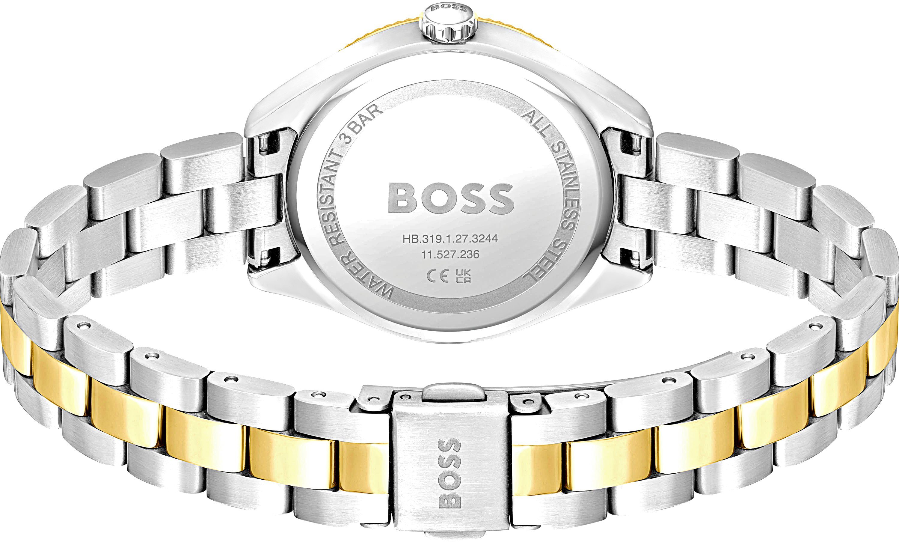 Boss Kwartshorloge Sage Damenuur, horloge, analoog, roestvrijstalen band