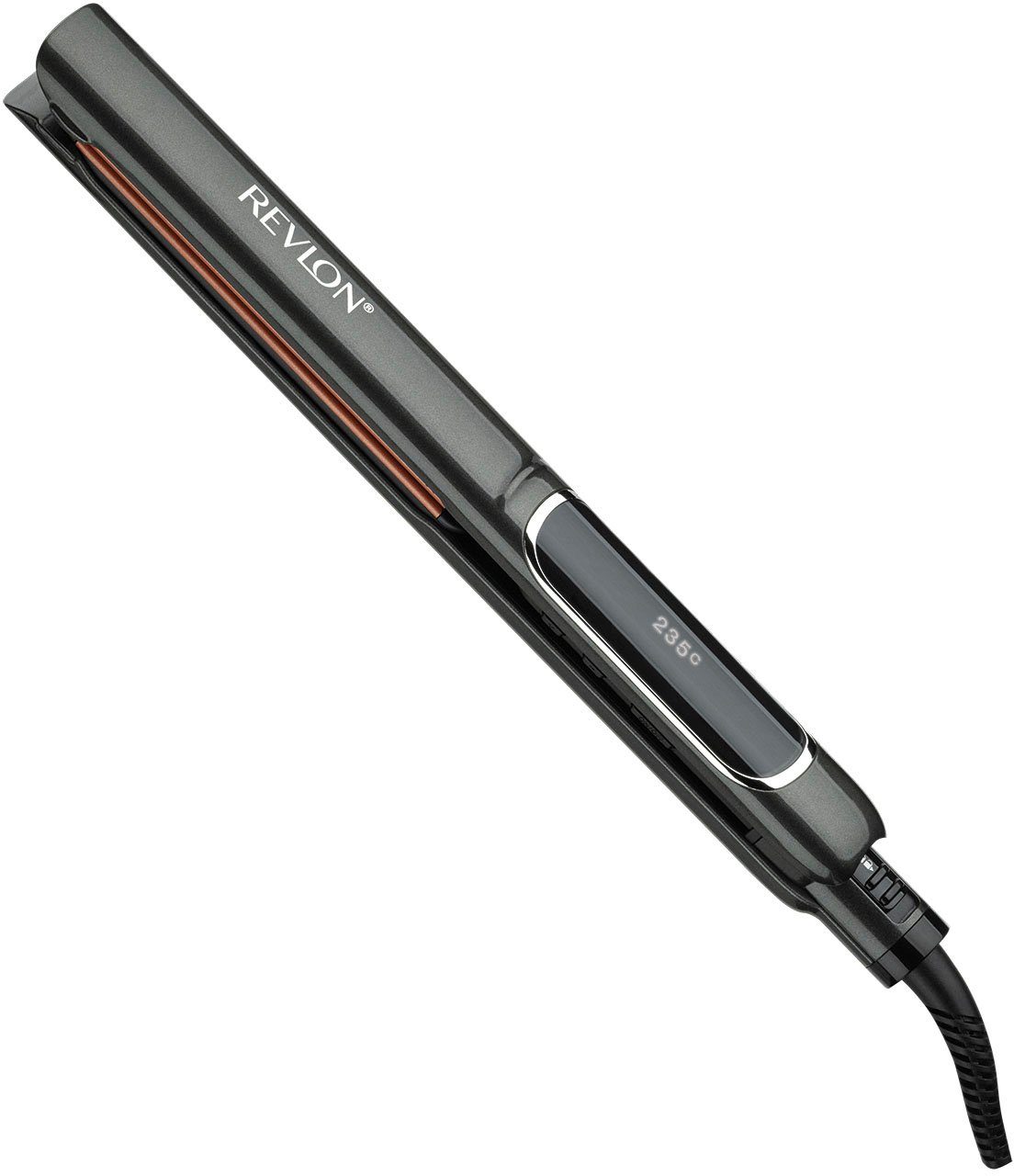 Revlon Straightener RVST2175 125mm, afgeronde, beweegbare bladen in 10 seconden klaar voor gebruik