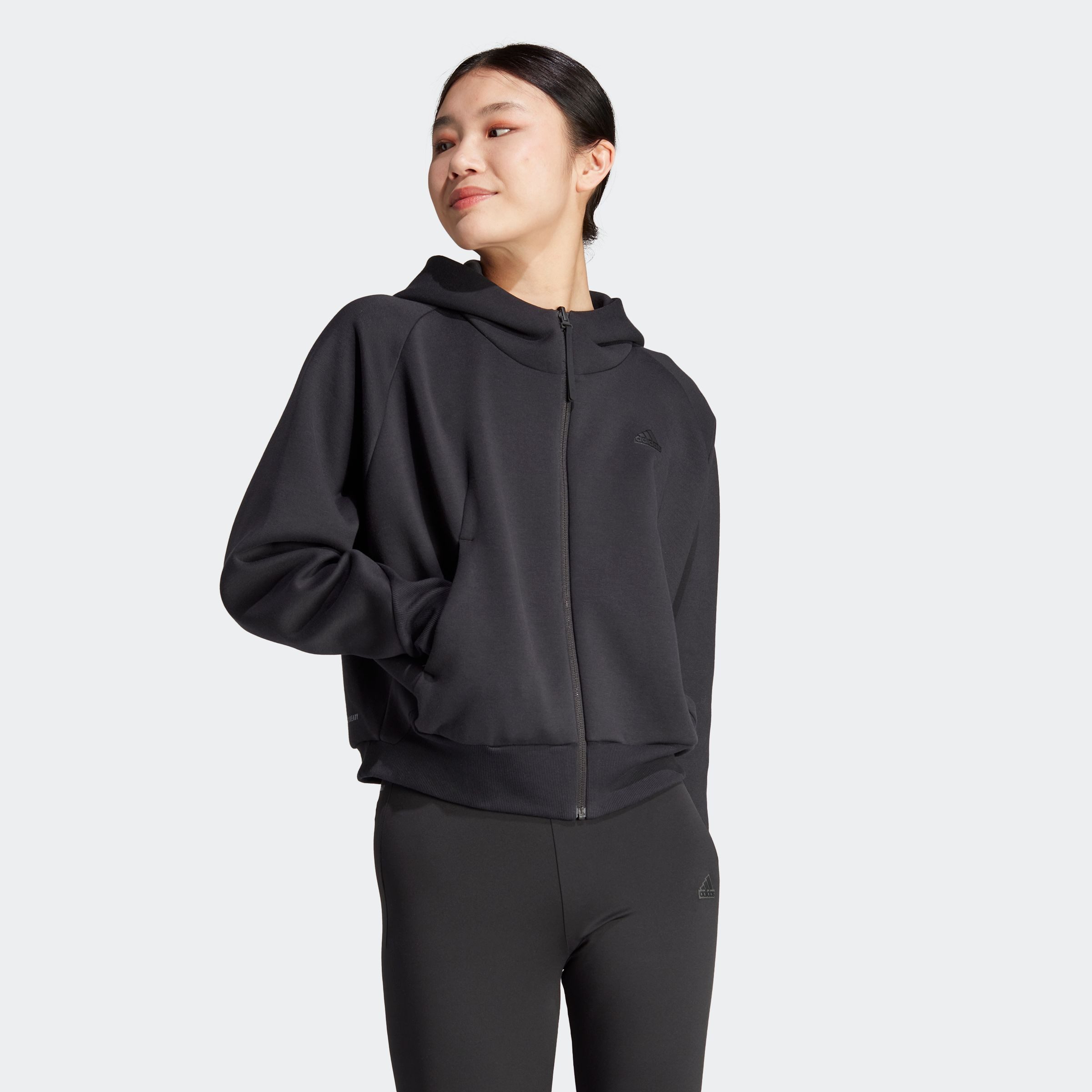adidas Sportswear Hoodie W Z.N.E. FZ dames vesten maat XXL zwart