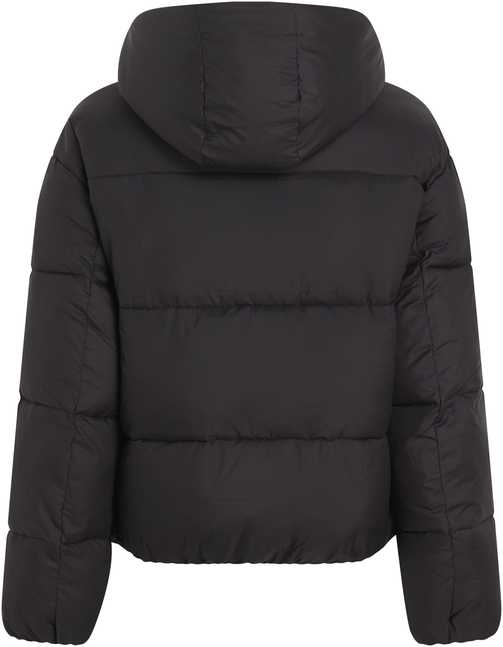 Calvin Klein Gewatteerde jas LOGO SHORT HOODED PUFFER